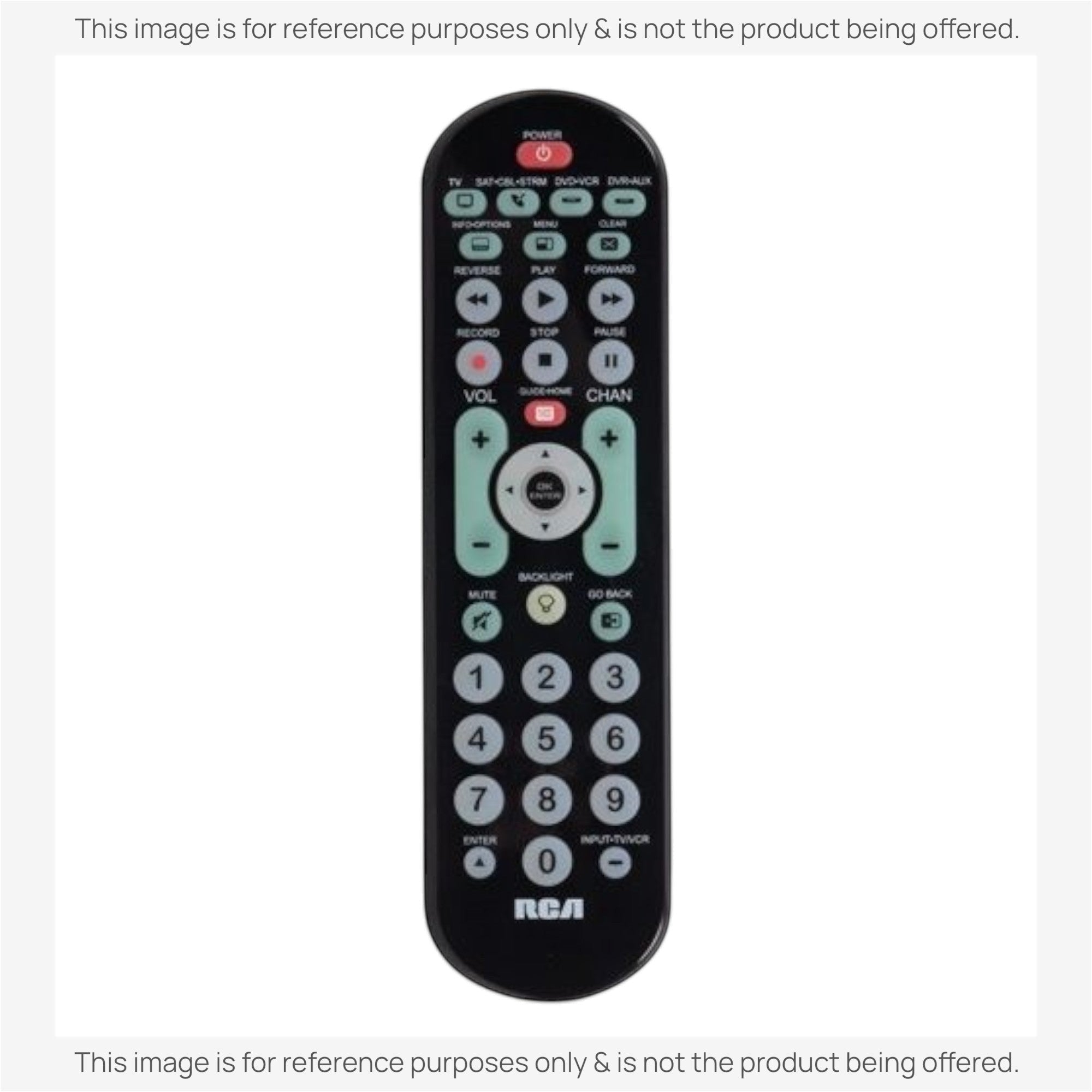 Anderic Substitute for RCA RCRBB04GR 4-Device Universal Remote Control [RRU401]