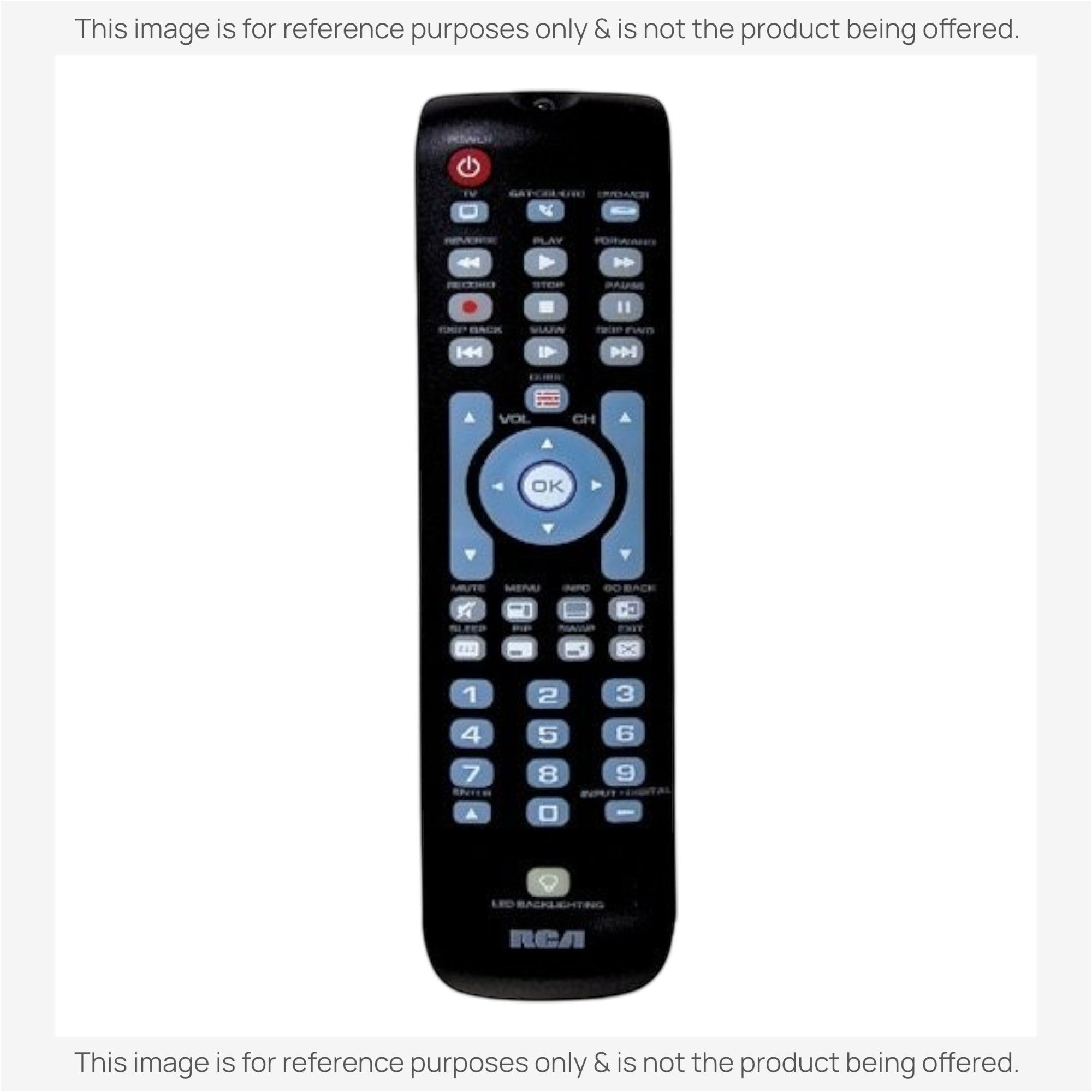 Anderic Substitute for RCA RCRN03BZ 3-Device Universal Remote Control [RRU401]