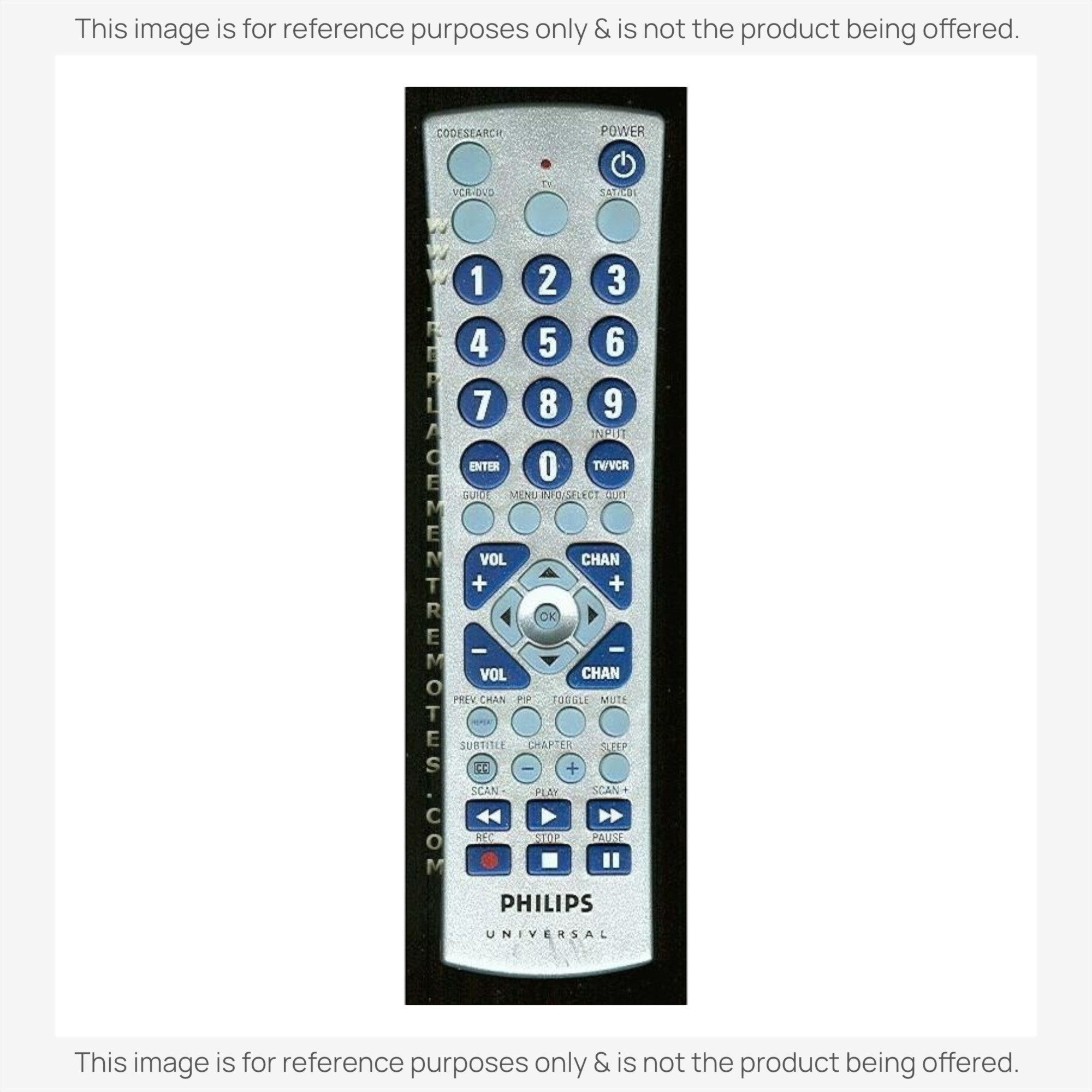 Anderic Substitute for Philips CL032 3-Device Universal Remote Control [RRU401]
