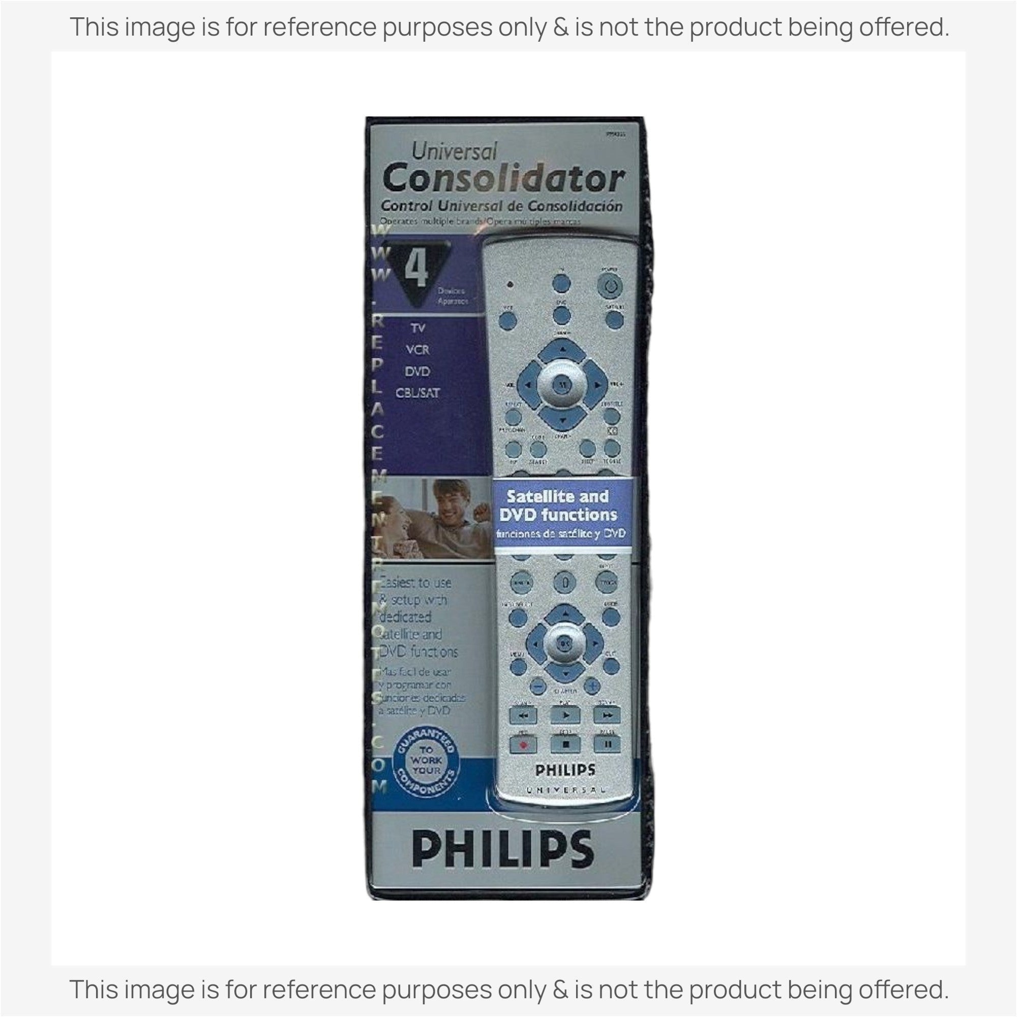 Anderic Substitute for Philips PM4355 4-Device Universal Remote Control [RRU401]