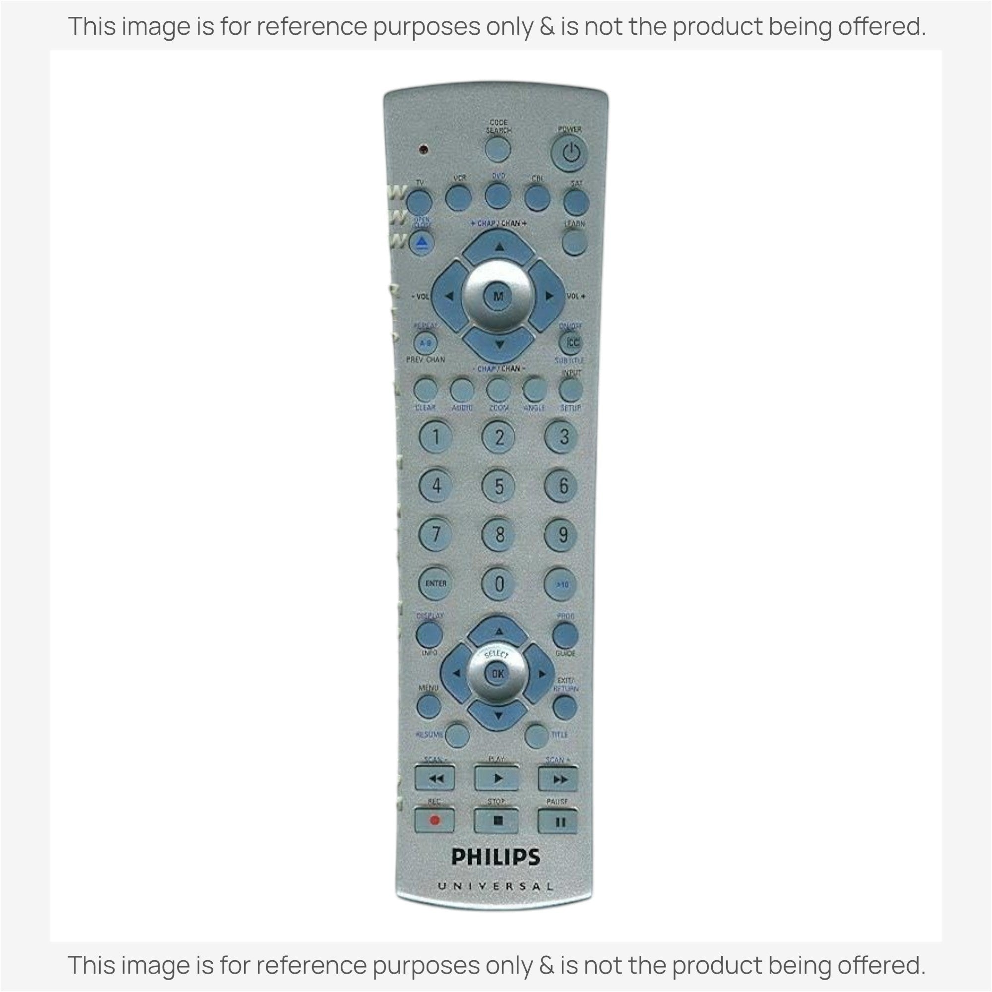 Anderic Substitute for Philips CL015 5-Device Universal Remote Control [RRU401]