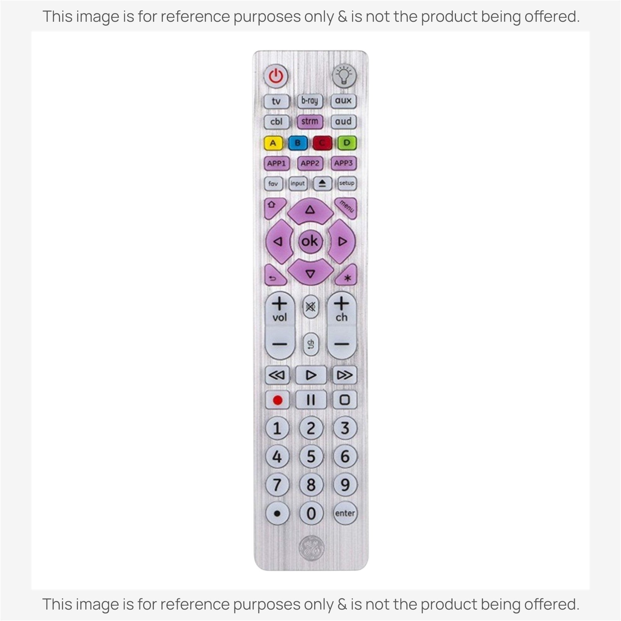 Anderic Substitute for GE 37038 Advanced Universal Remote Control [RRU401]