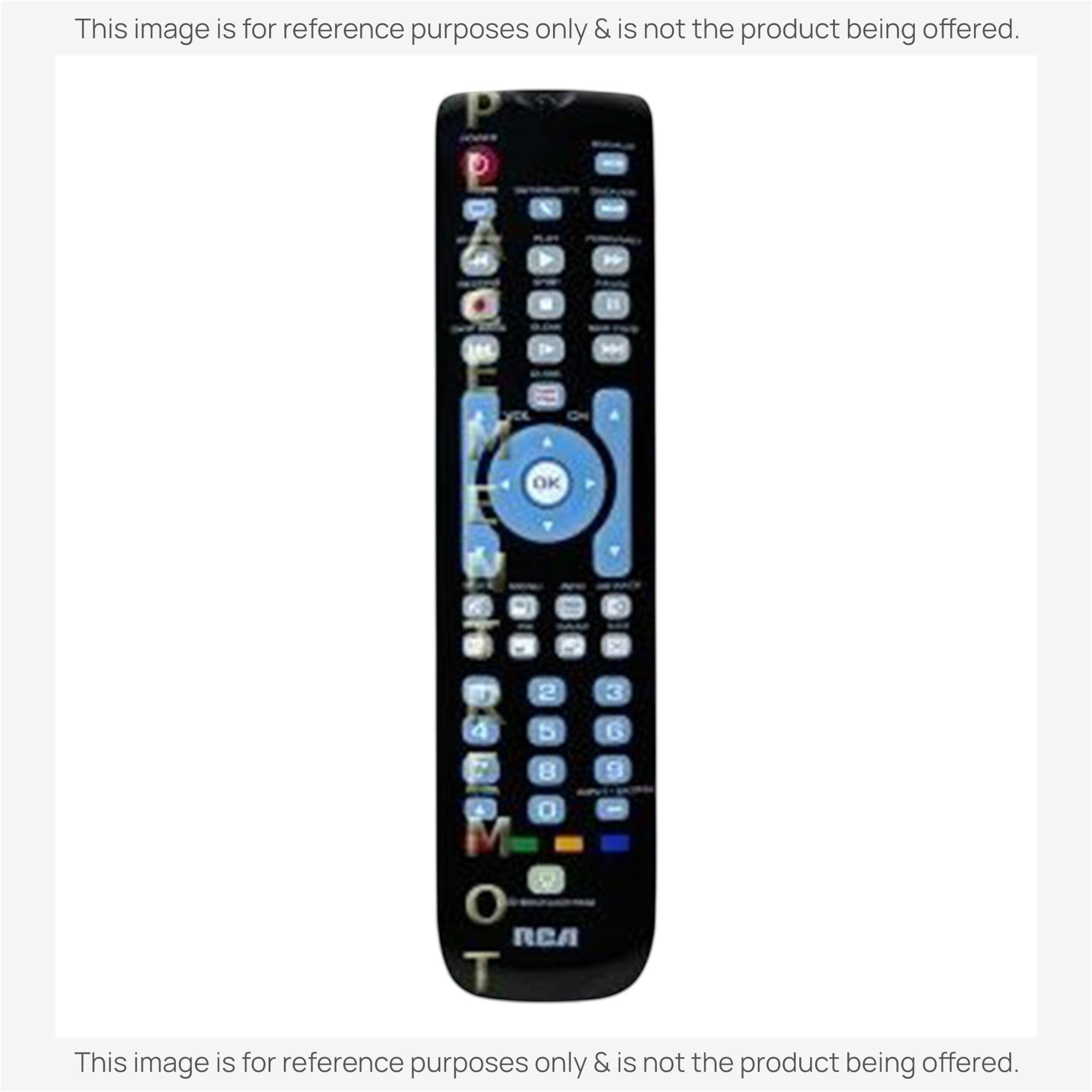 Anderic Substitute for RCA RCRN04GR 4-Device Universal Remote Control [RRU401]
