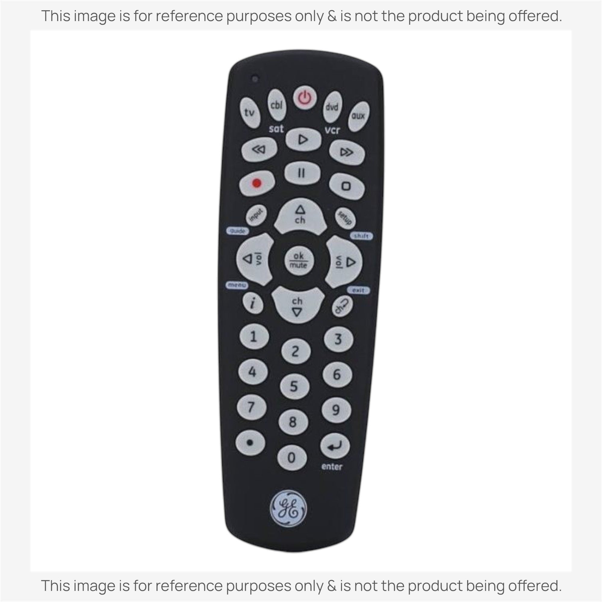 Anderic Substitute for GE 25020 4-Device Universal Remote Control [RRU401]