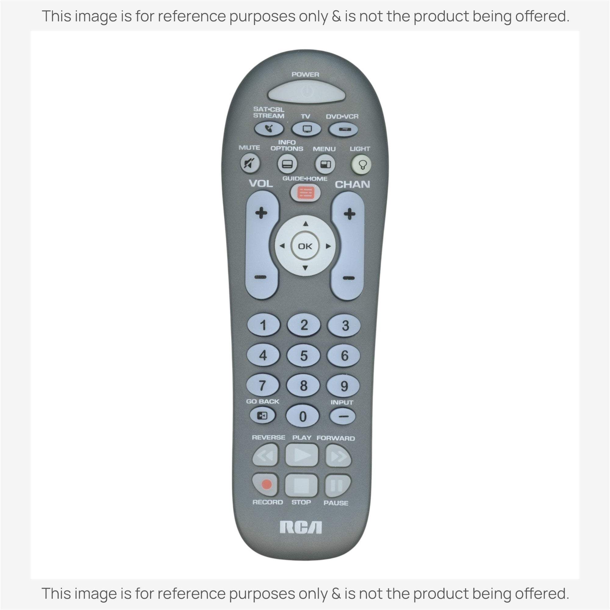 Anderic Substitute for RCA RCR314WR 3-Device Universal Remote Control [RRU401]