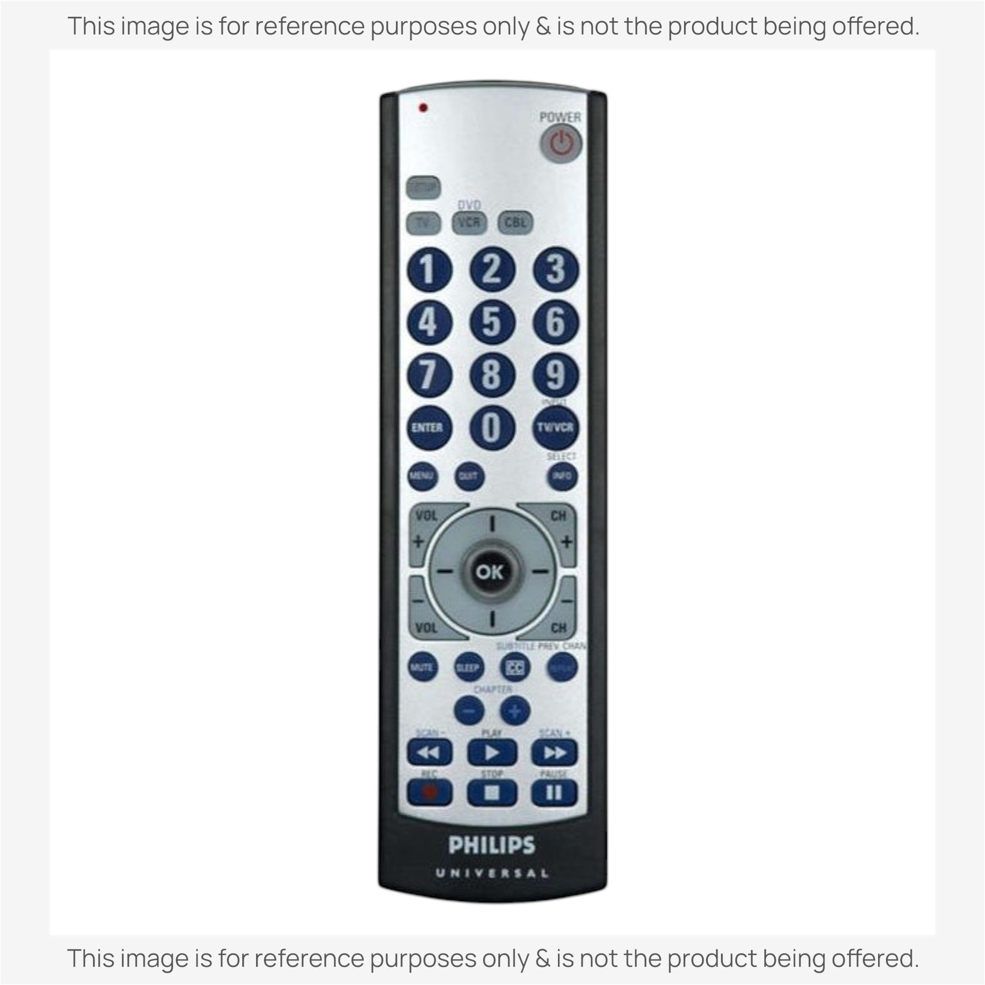 Anderic Substitute for Philips SRU3003/27 3-Device Universal Remote Control [RRU401]