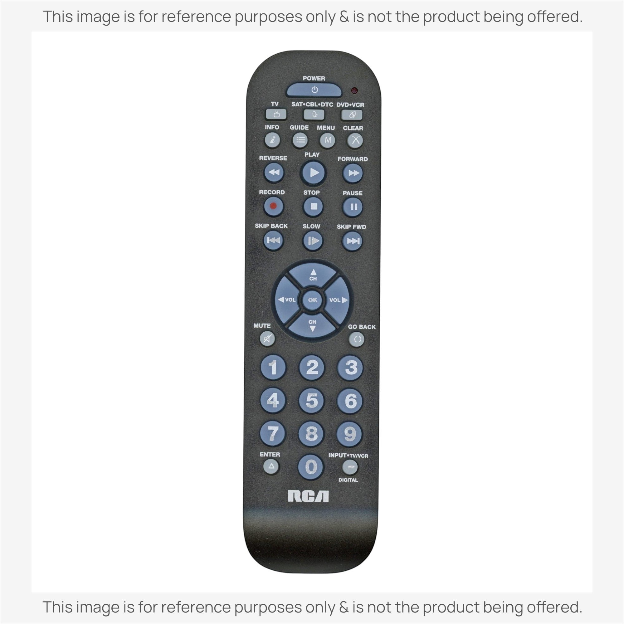 Anderic Substitute for RCA RCR3273R 3-Device Universal Remote Control [RRU401]