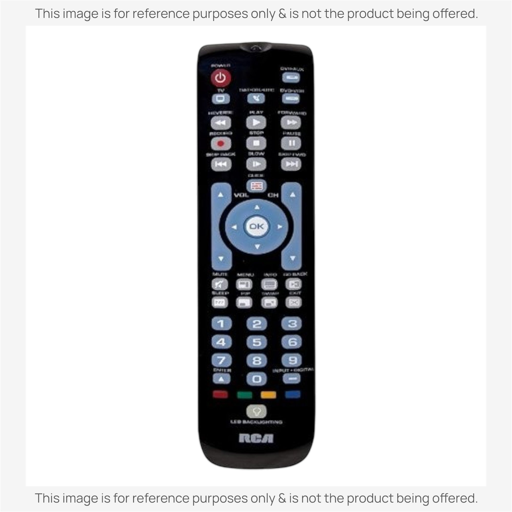 Anderic Substitute for RCA RCRN04GZ 4-Device Universal Remote Control [RRU401]