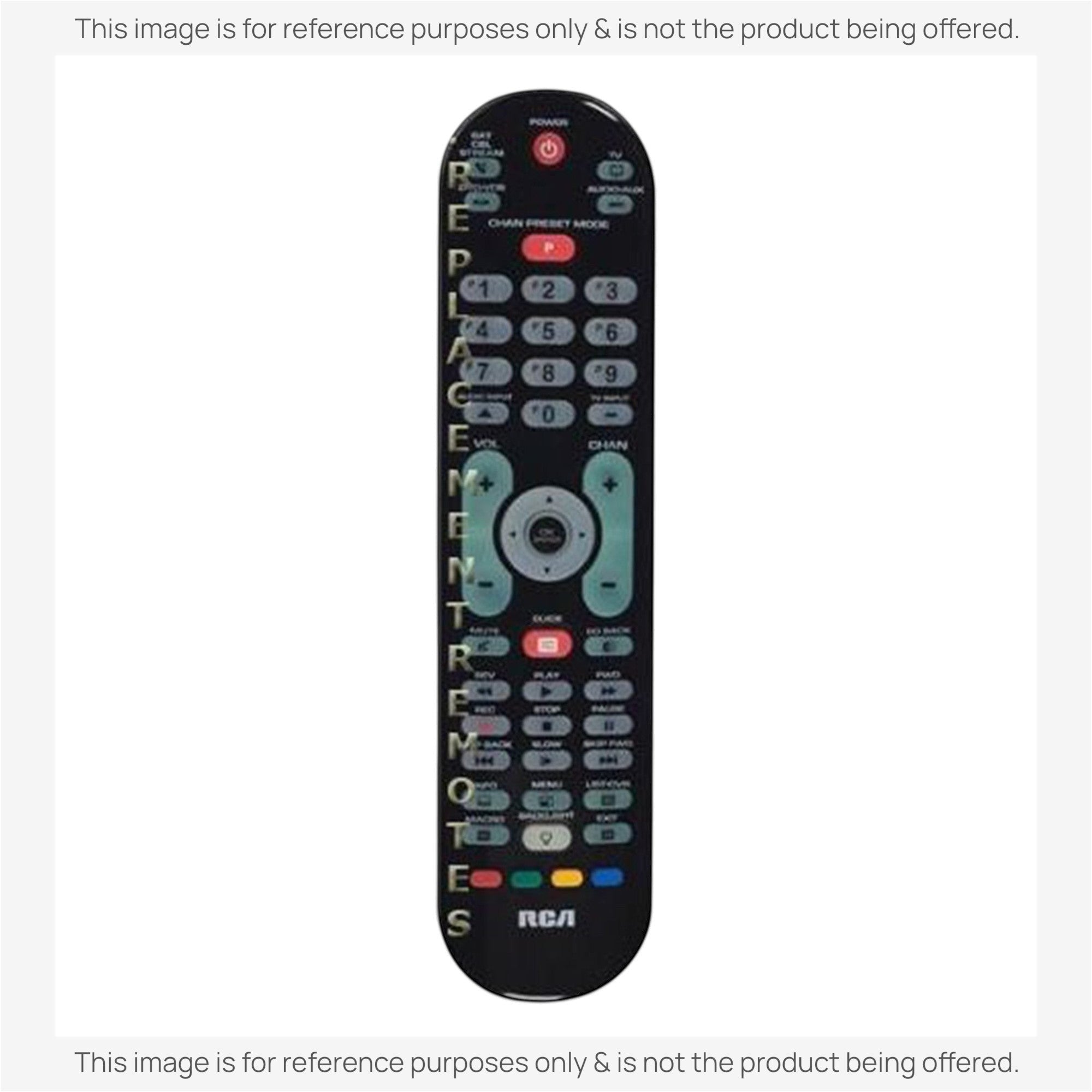 Anderic Substitute for RCA RCRPS04GR 4-Device Universal Remote Control [RRU401]
