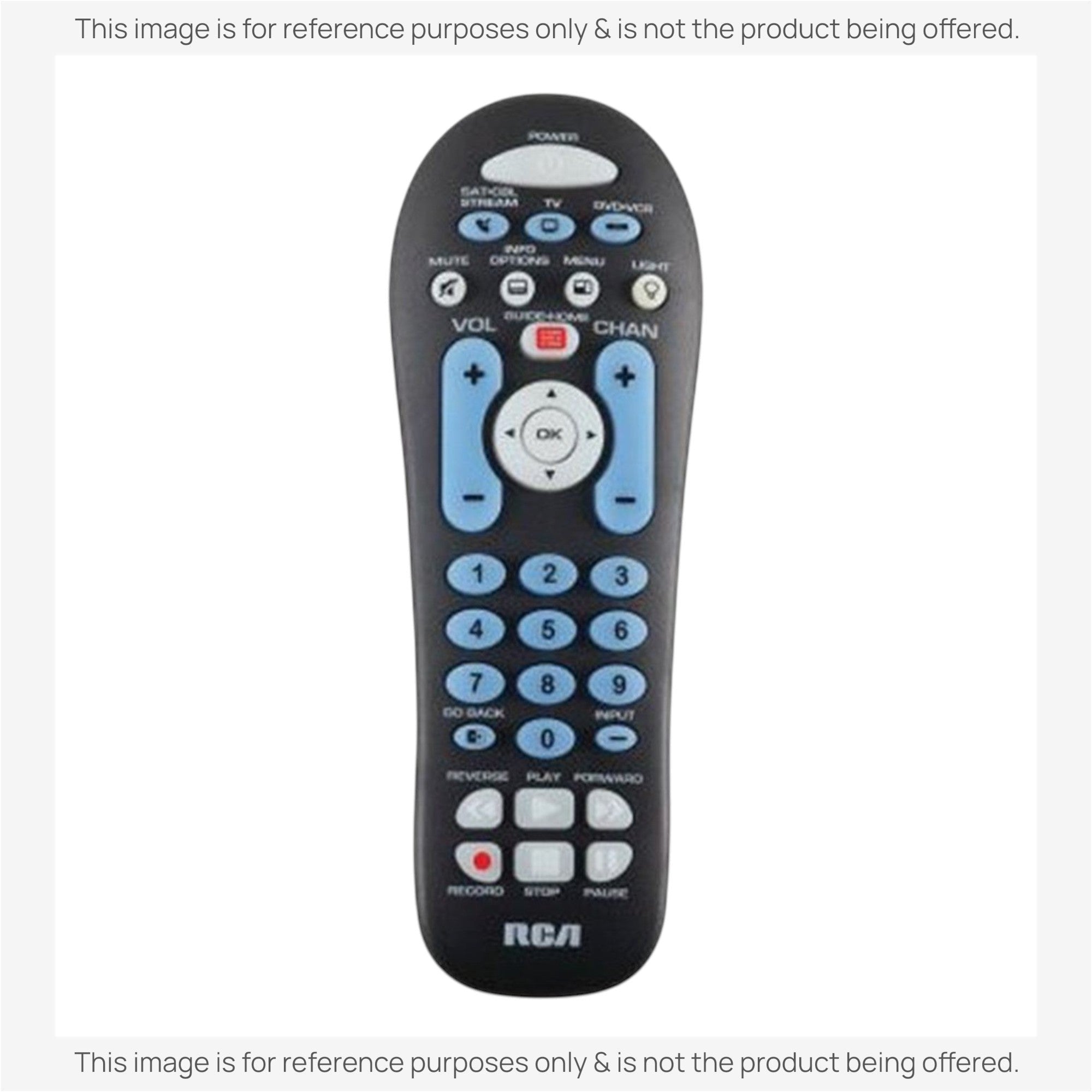 Anderic Substitute for RCA RCR313BR 3-Device Universal Remote Control [RRU401]