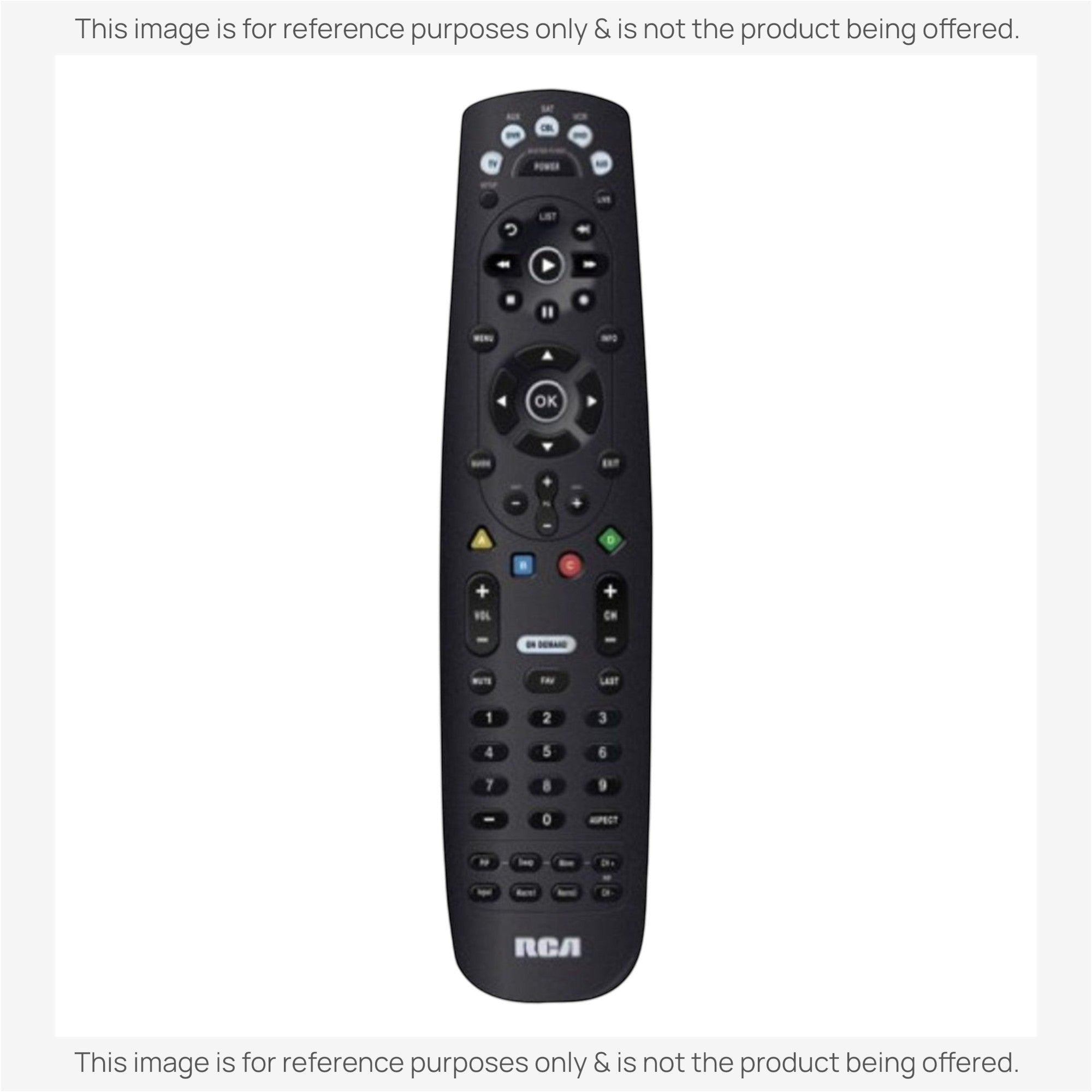 Anderic Substitute for RCA RCRP05BR 5-Device Universal Remote Control [RRU401]