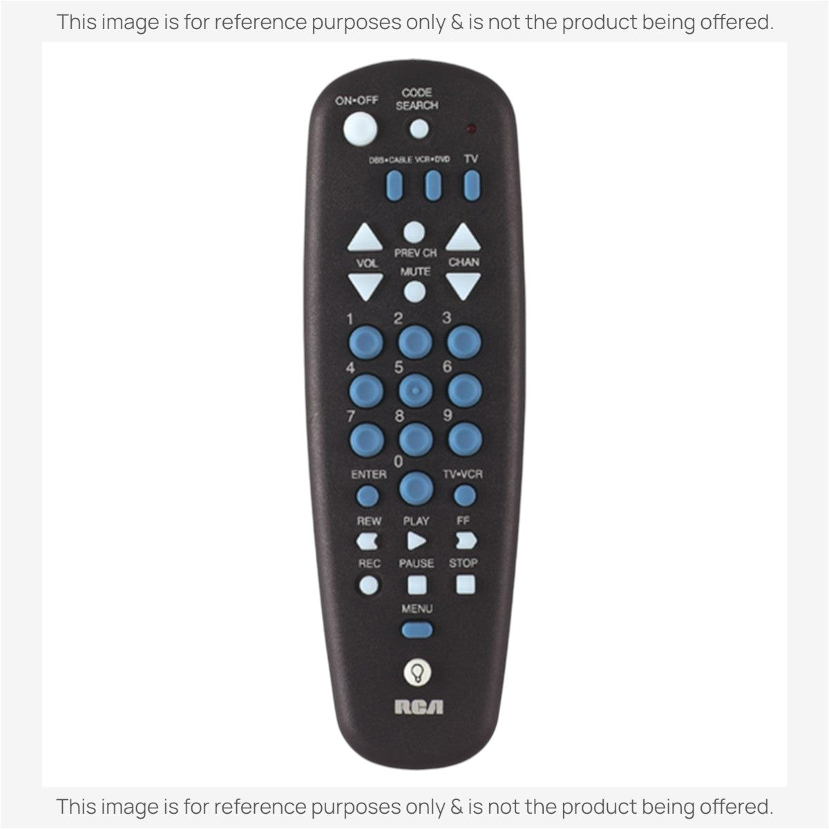 Anderic Substitute for RCA RCU300WG 3-Device Universal Remote Control [RRU401]