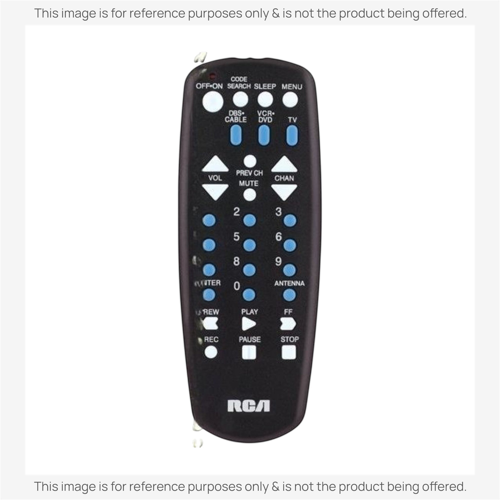 Anderic Substitute for RCA RCU403 3-Device Universal Remote Control [RRU401]