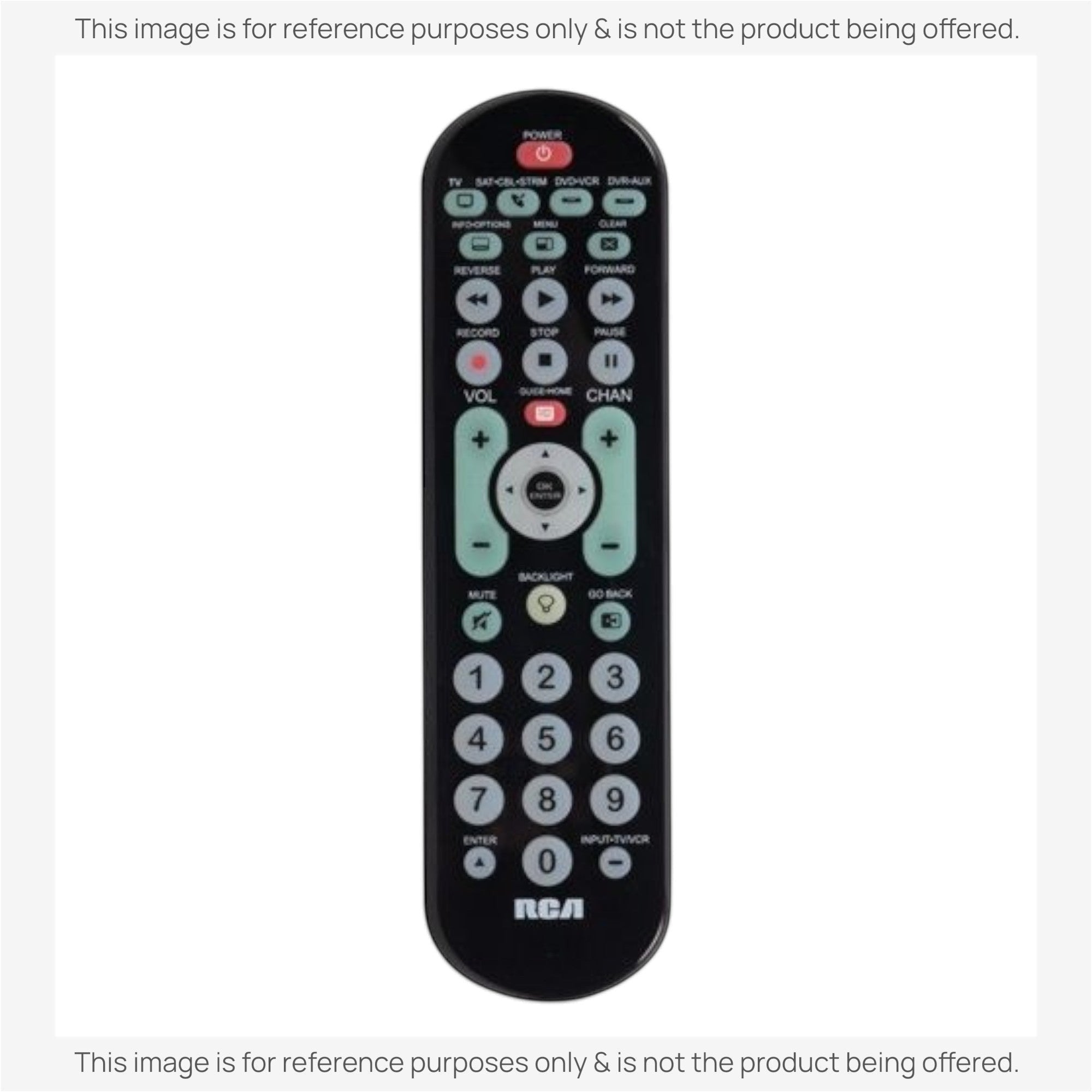 Anderic Substitute for RCA RCRBB04GZ 4-Device Universal Remote Control [RRU401]