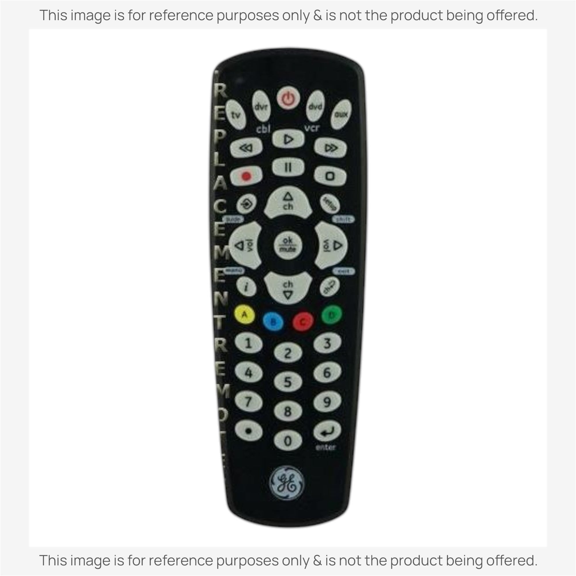Anderic Substitute for GE 25039 4-Device Universal Remote Control [RRU401]