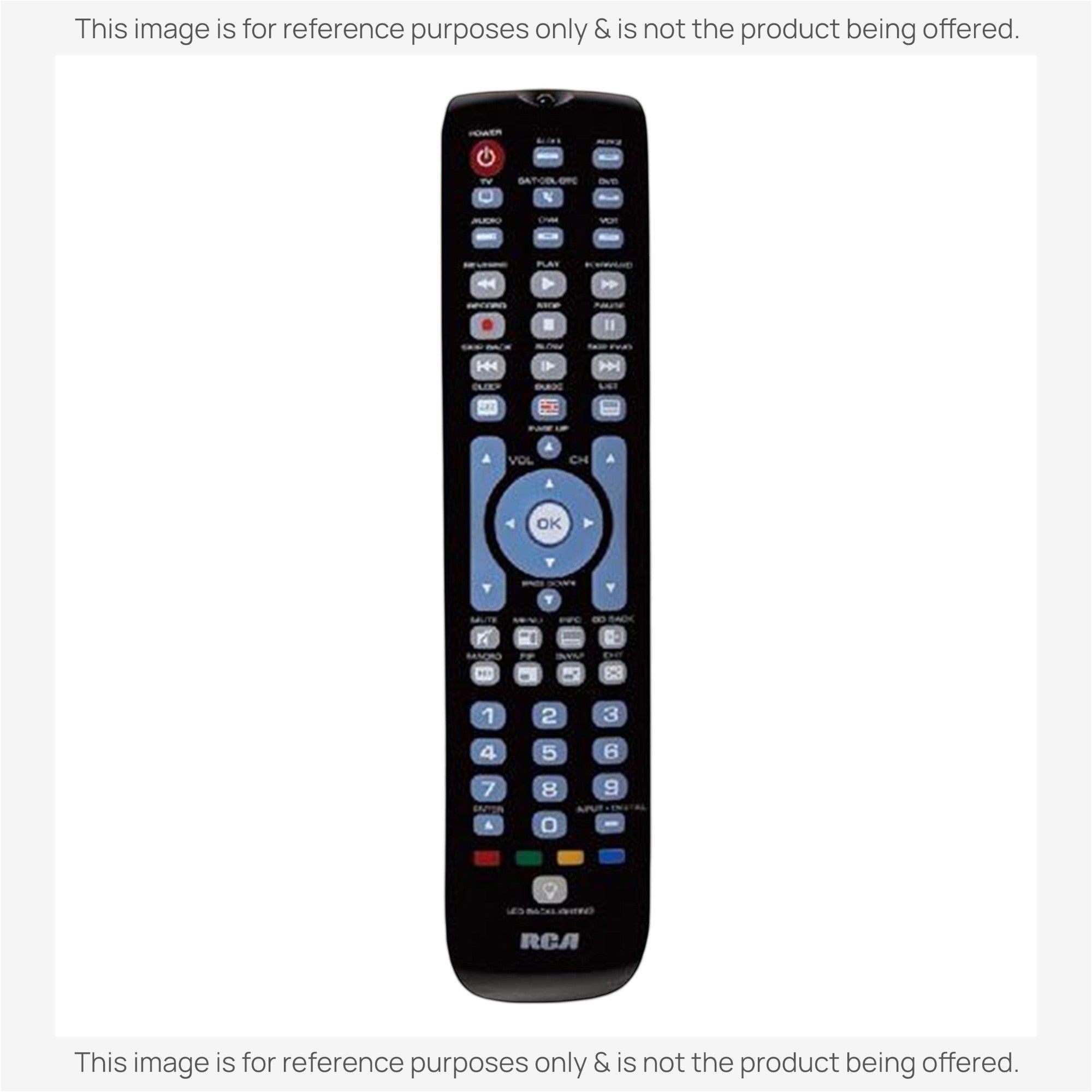 Anderic Substitute for RCA RCRN08GR 4-Device Universal Remote Control [RRU401]