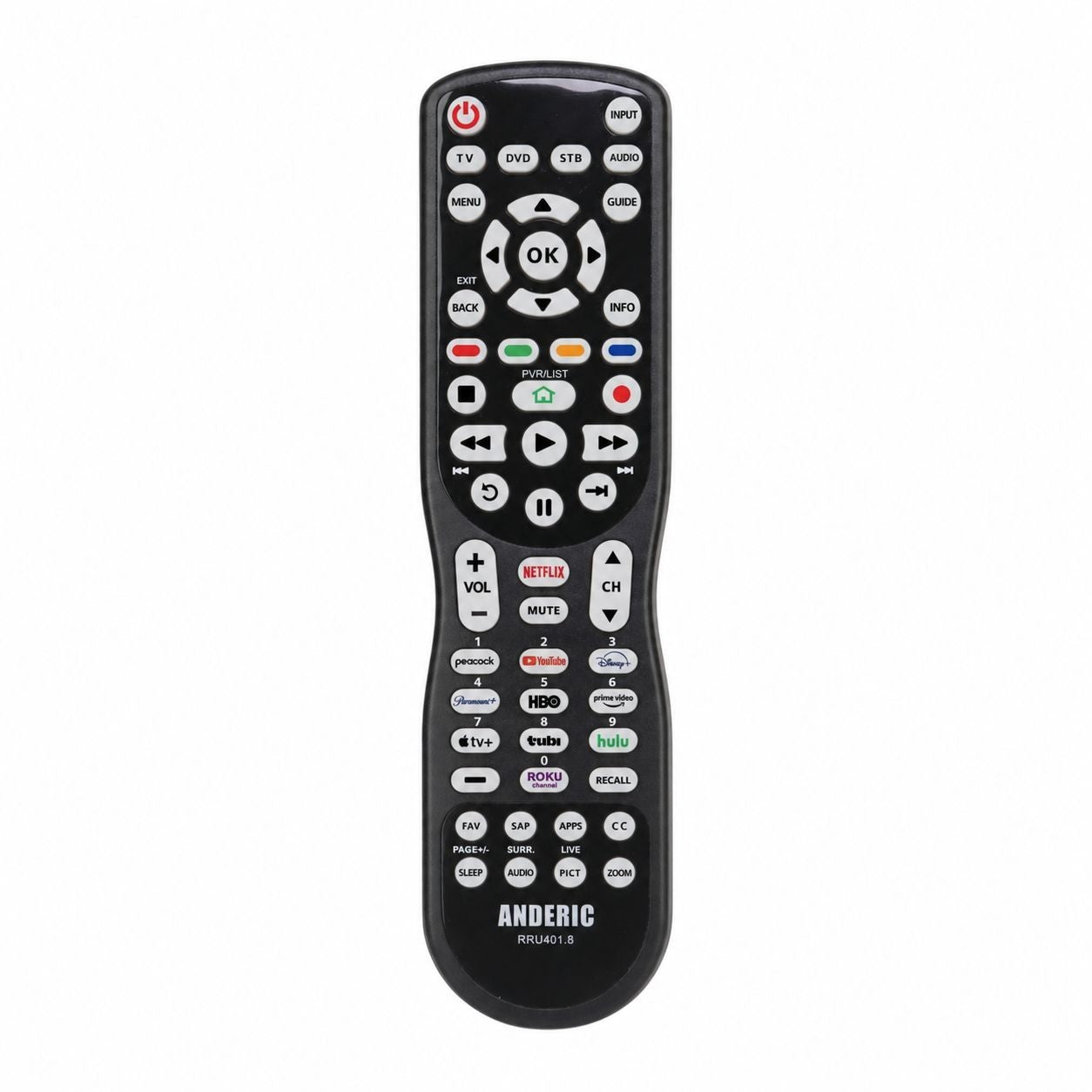 Anderic Substitute for RCA RC246 TV Remote Control [RRU401-2683]