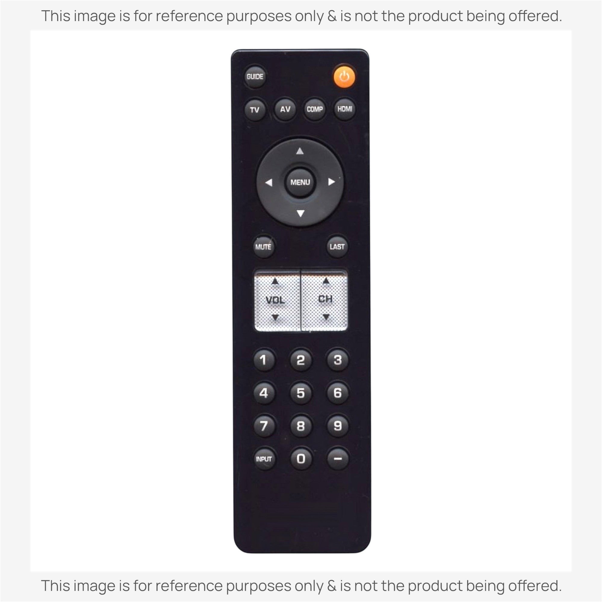 Anderic Substitute for Vizio VR2 TV Remote Control [RR1DTV]