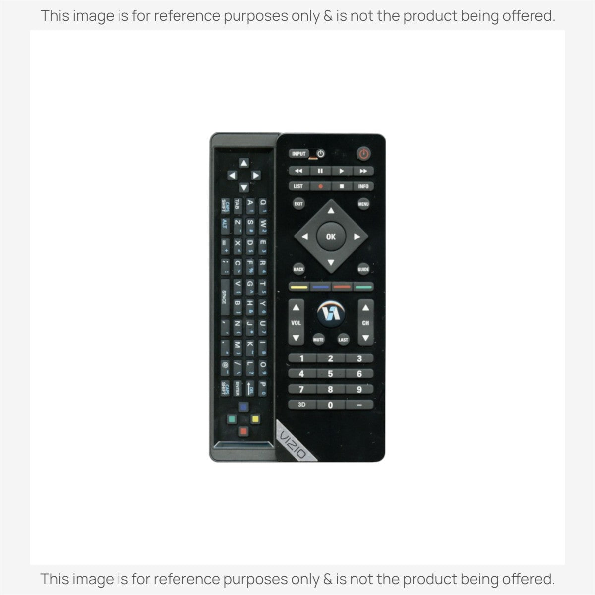 Anderic Substitute For Vizio VUR10 3D TV Remote Control - VUR103D [RRXRT303]