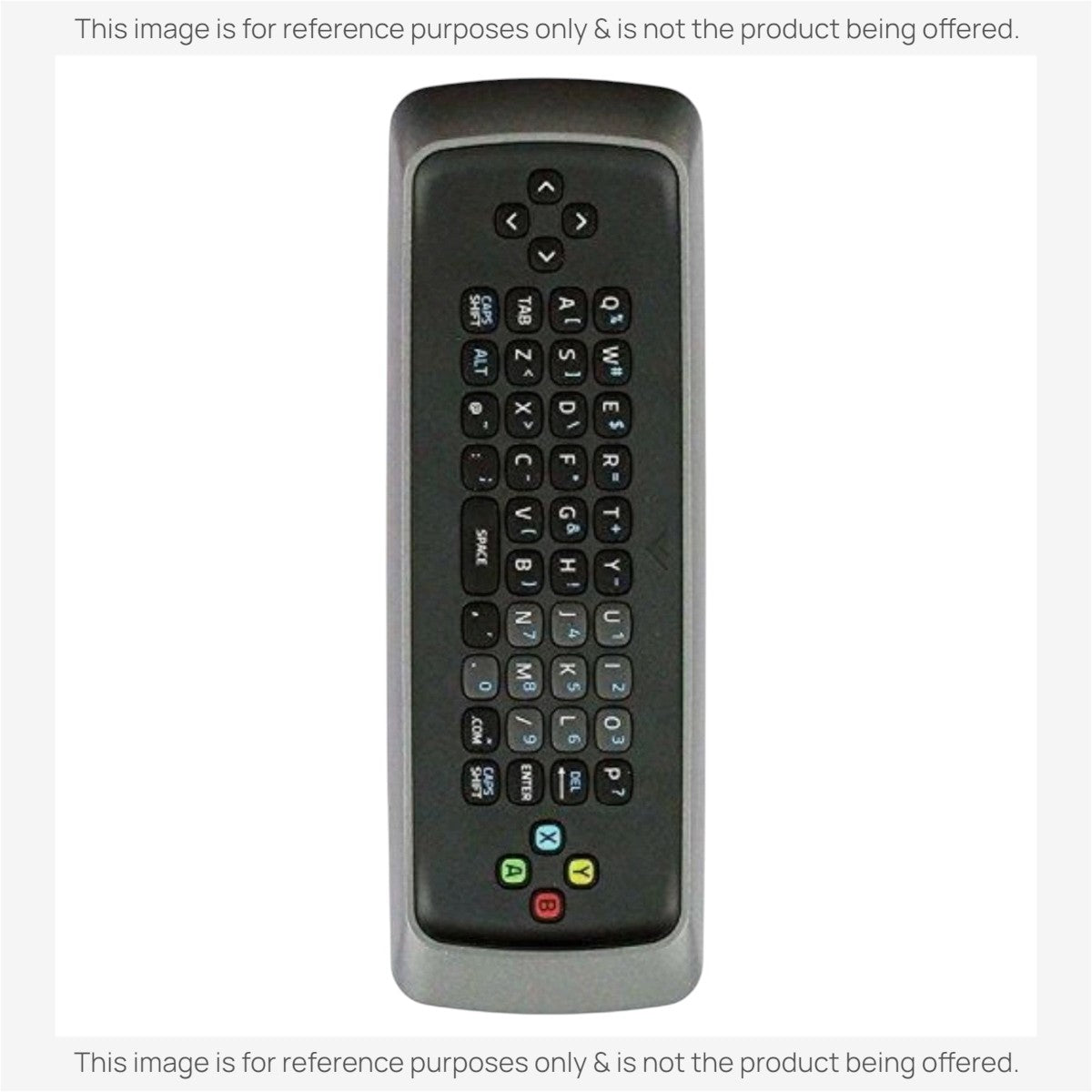 Anderic Substitute For Vizio XRV1TV3D TV Remote Control with QWERTY keyboard [RRXRT303]