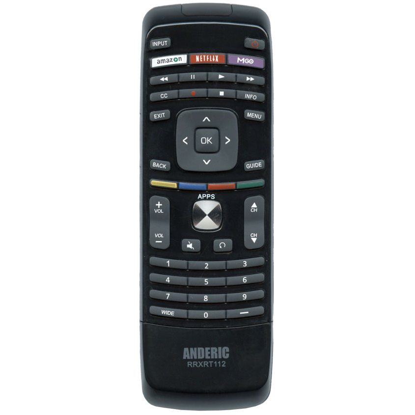 Anderic Substitute For Vizio RRXRT112 Remote Control for Vizio TV | XRT112 [RRXRT303]