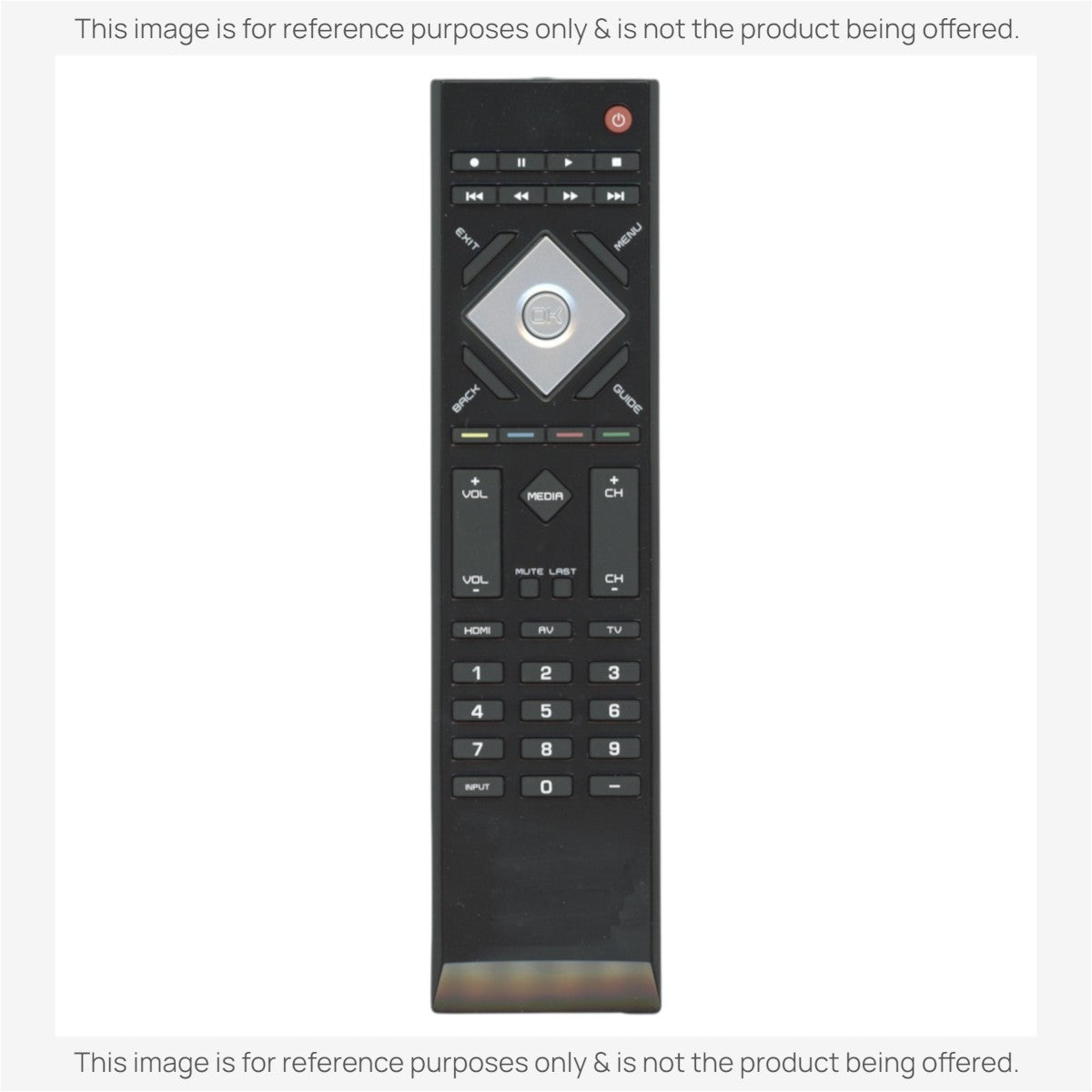 Anderic Substitute For Vizio VR15 TV Remote Control - RC-R7050-20, E470VLE [RRXRT303]