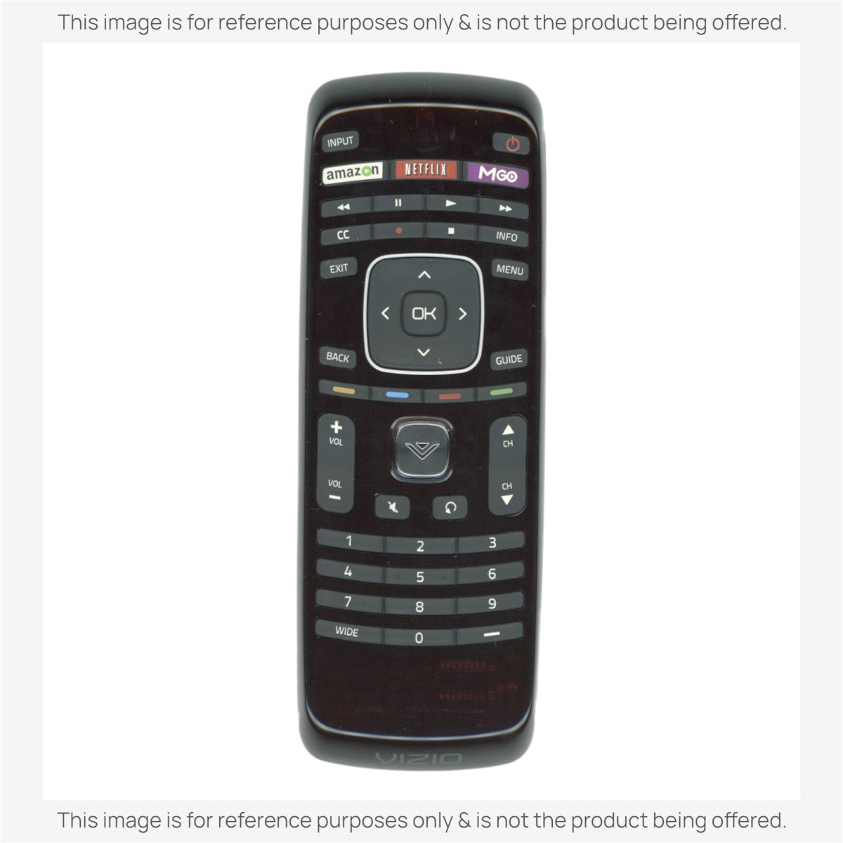 Anderic Substitute For Vizio XRT112 TV Remote Control | IR | Amazon | Netflix | Mgo - 098003061010 [RRXRT303]