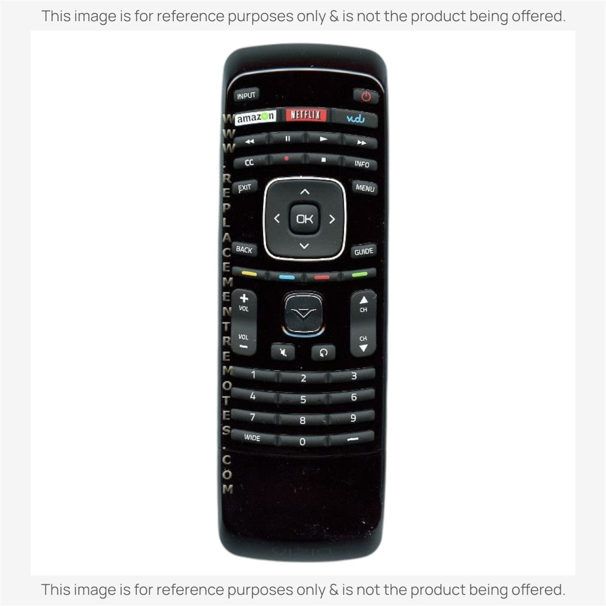 Anderic Substitute For Vizio XRV1TV TV Remote Control [RRXRT303]