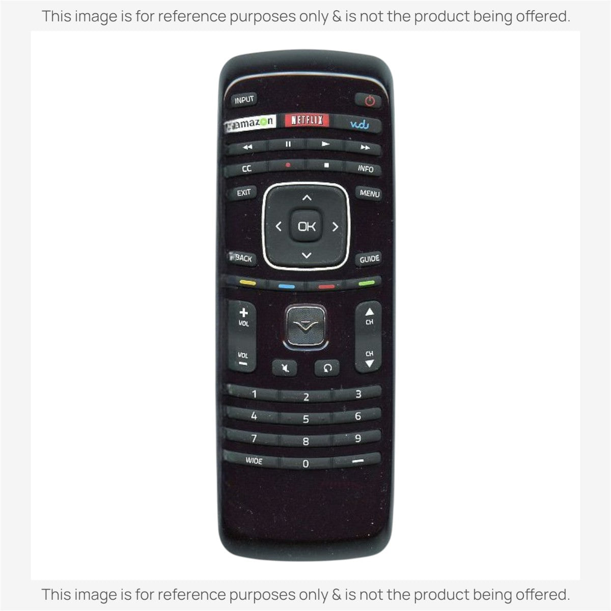 Anderic Substitute For Vizio XRV4TV TV Remote Control [RRXRT303]