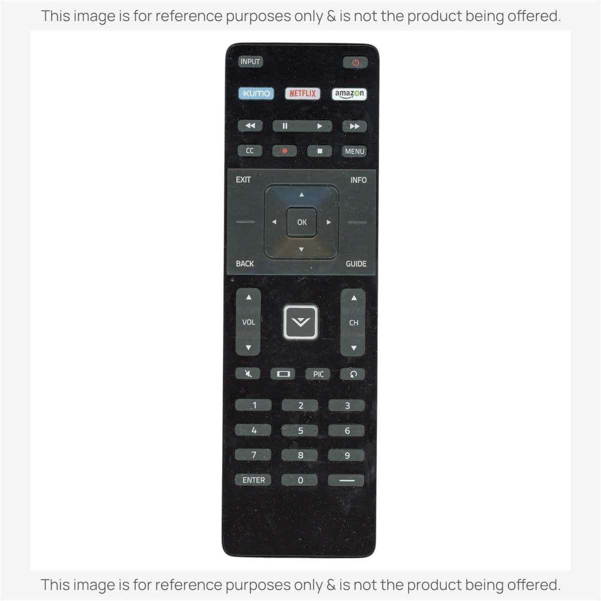 Anderic Substitute For Vizio XRT122.v3 Smart TV Remote Control  - 398GR14BEVZY0005DP [RRXRT303]