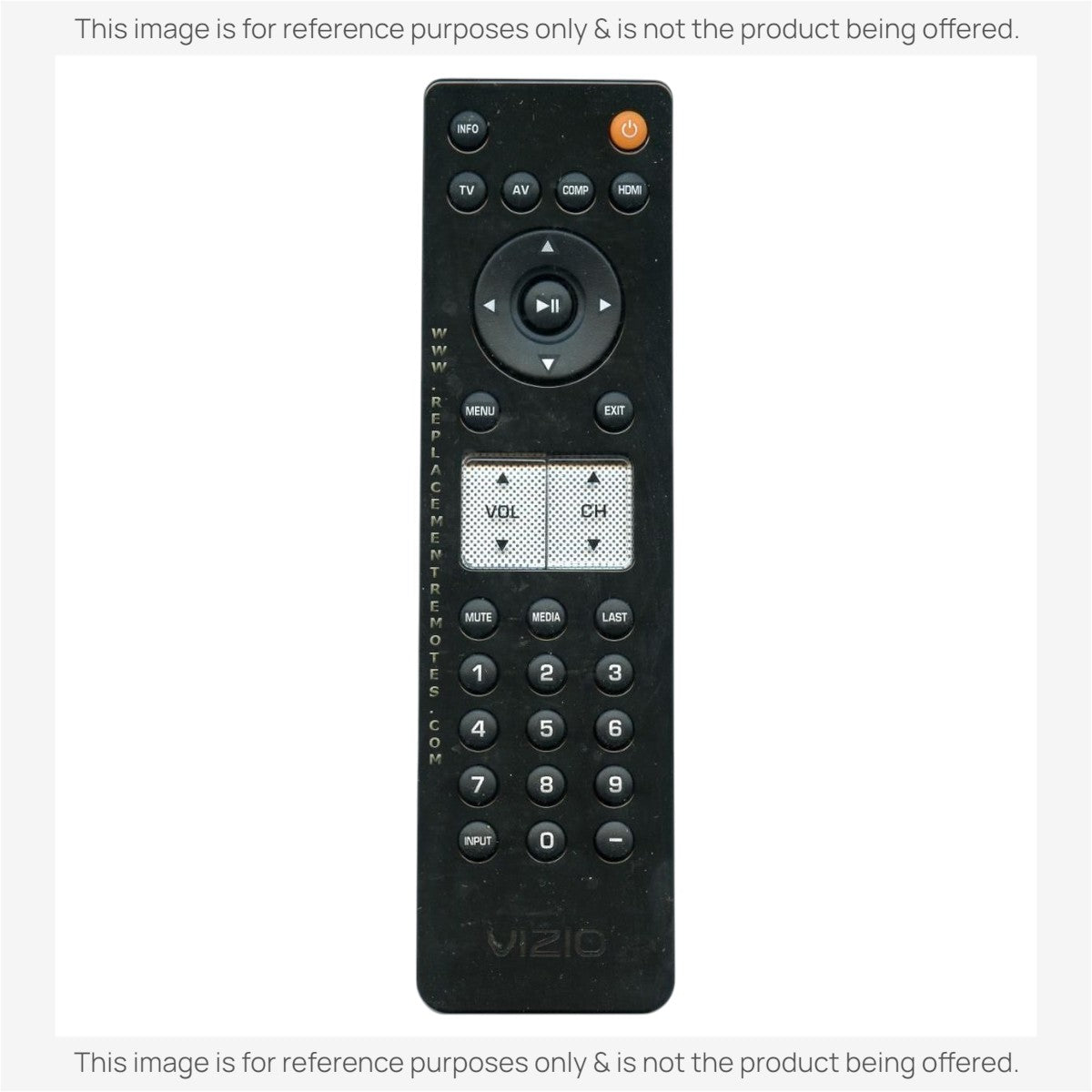 Anderic Substitute for Vizio VR5 TV Remote Control [VR1]