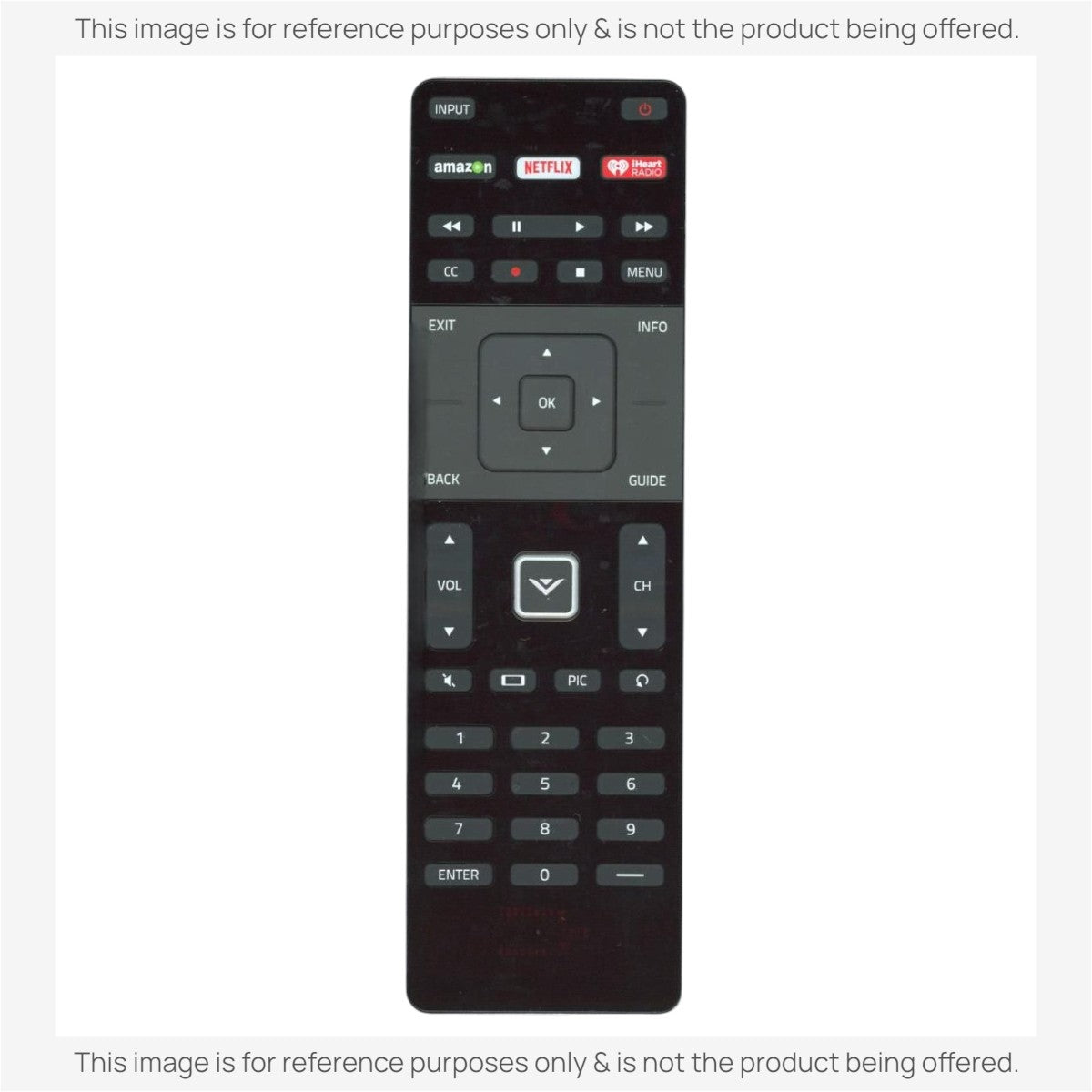 Anderic Substitute For Vizio XRT500 Amazon/Netflix/iHeart TV Remote Control 790.00711.0001 [RRXRT303]