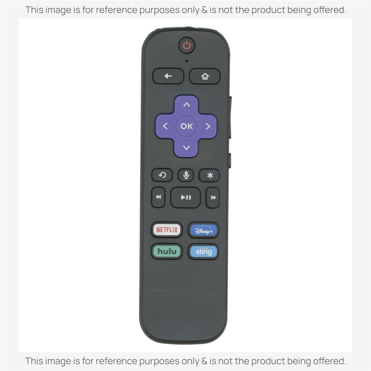 Anderic Substitute For TCL RCEL5 Voice Roku TV Remote Control - 06-WFZNYY-HRC580 [RCGZ1]