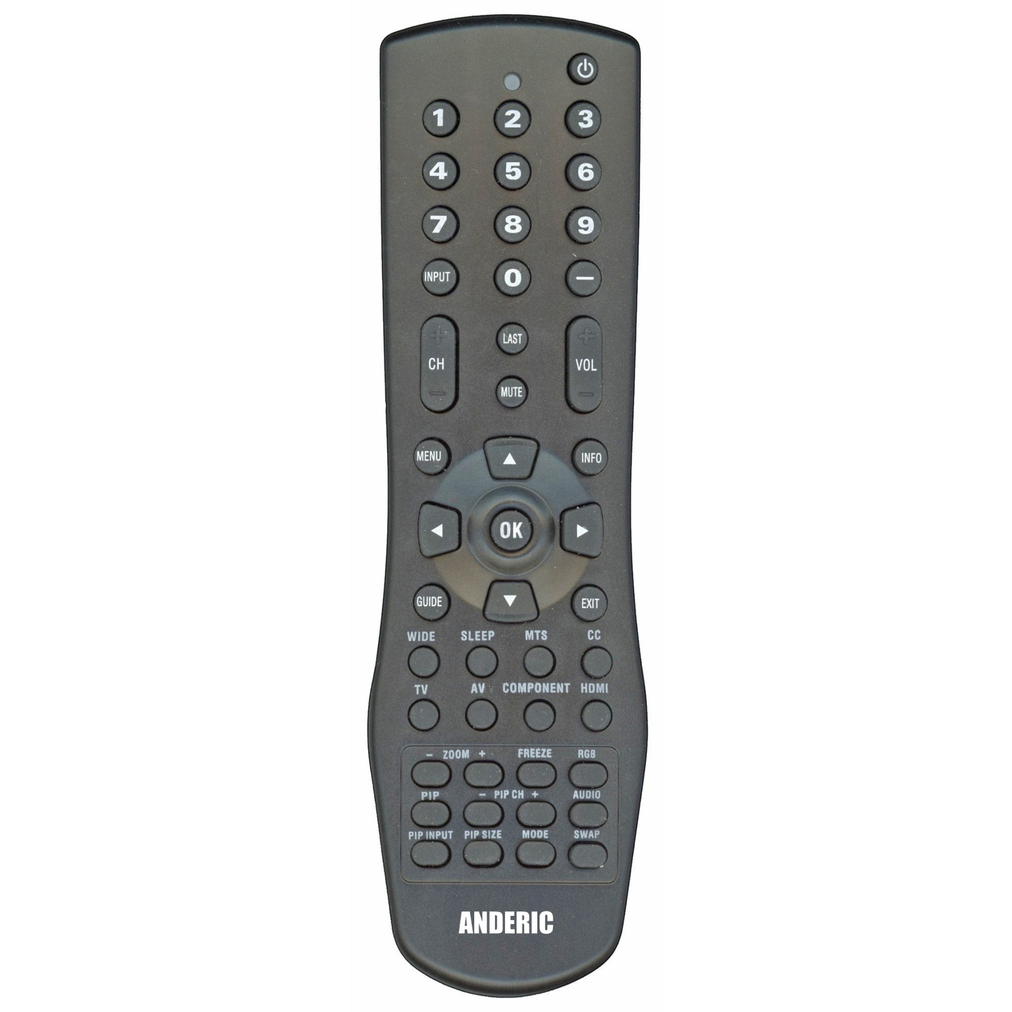 Anderic VR1 for All Vizio Standard TV's Remote Control