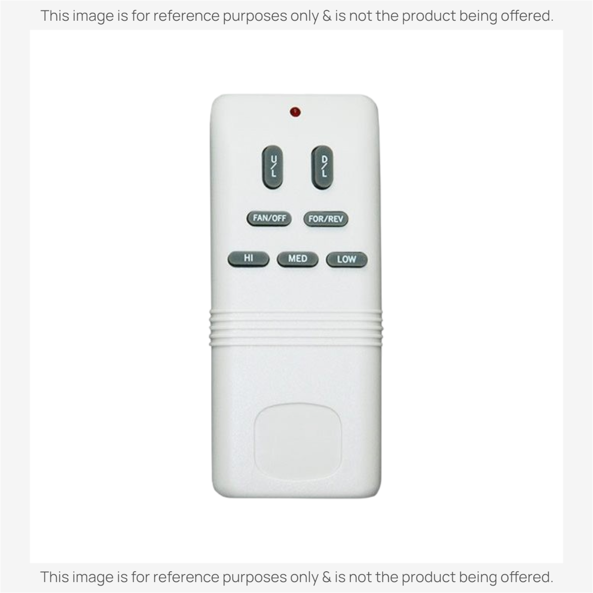 Anderic Substitute for Hampton Bay UC7052T with Up and Down Light Keys Ceiling Fan Remote Control [RR7080T]