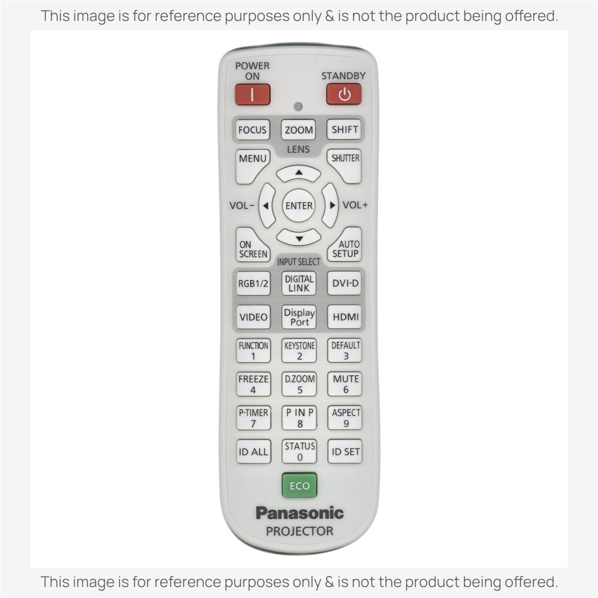 Anderic Substitute for Panasonic N2QAYA000105 Projector Remote Control [RR3720]