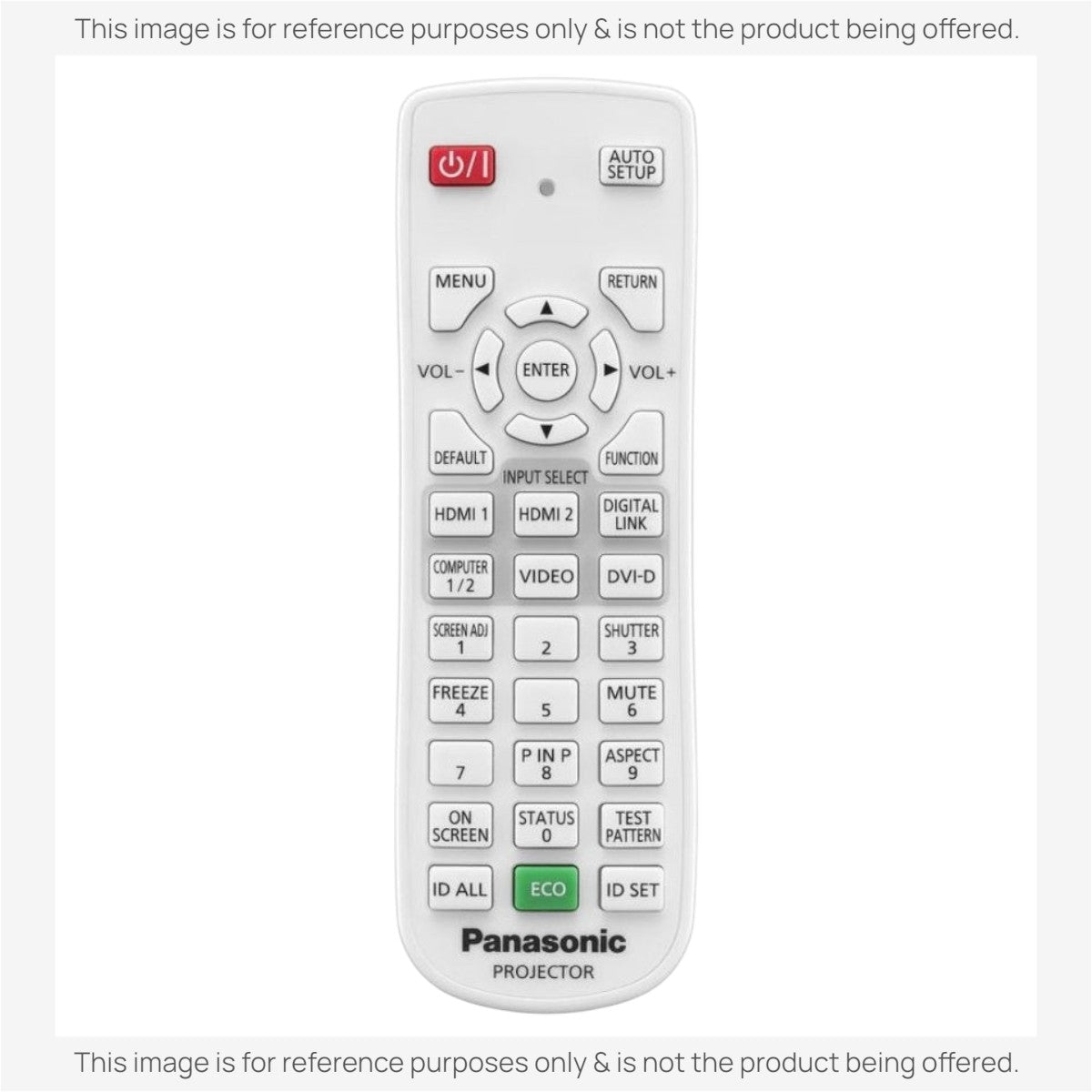 Anderic Substitute for Panasonic N2QAYA000126 Projector Remote Control [RR3720]