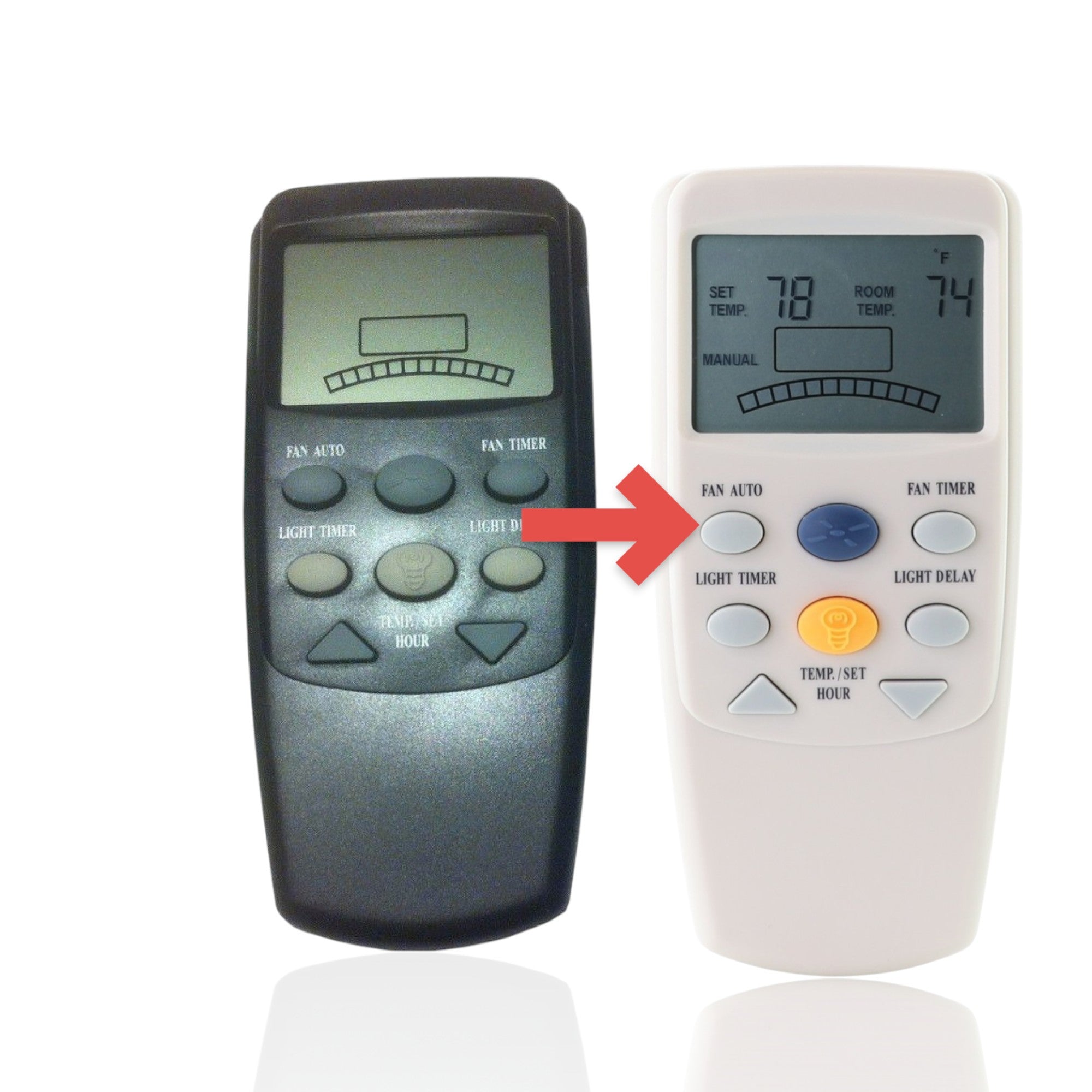 Anderic Substitute For Home Decorators Collection Windward IV Ceiling Fan Remote Control [FAN9T]