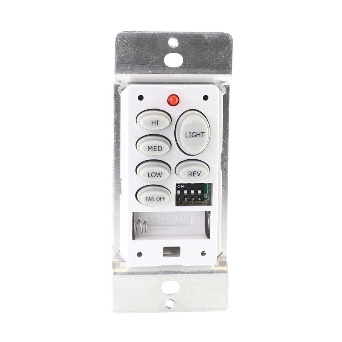Anderic Substitute for Hampton Bay UC9050H Wired Ceiling Fan Wall Plate Remote Control CHQ9050H, UC9050H [CHQ9051T Wireless]