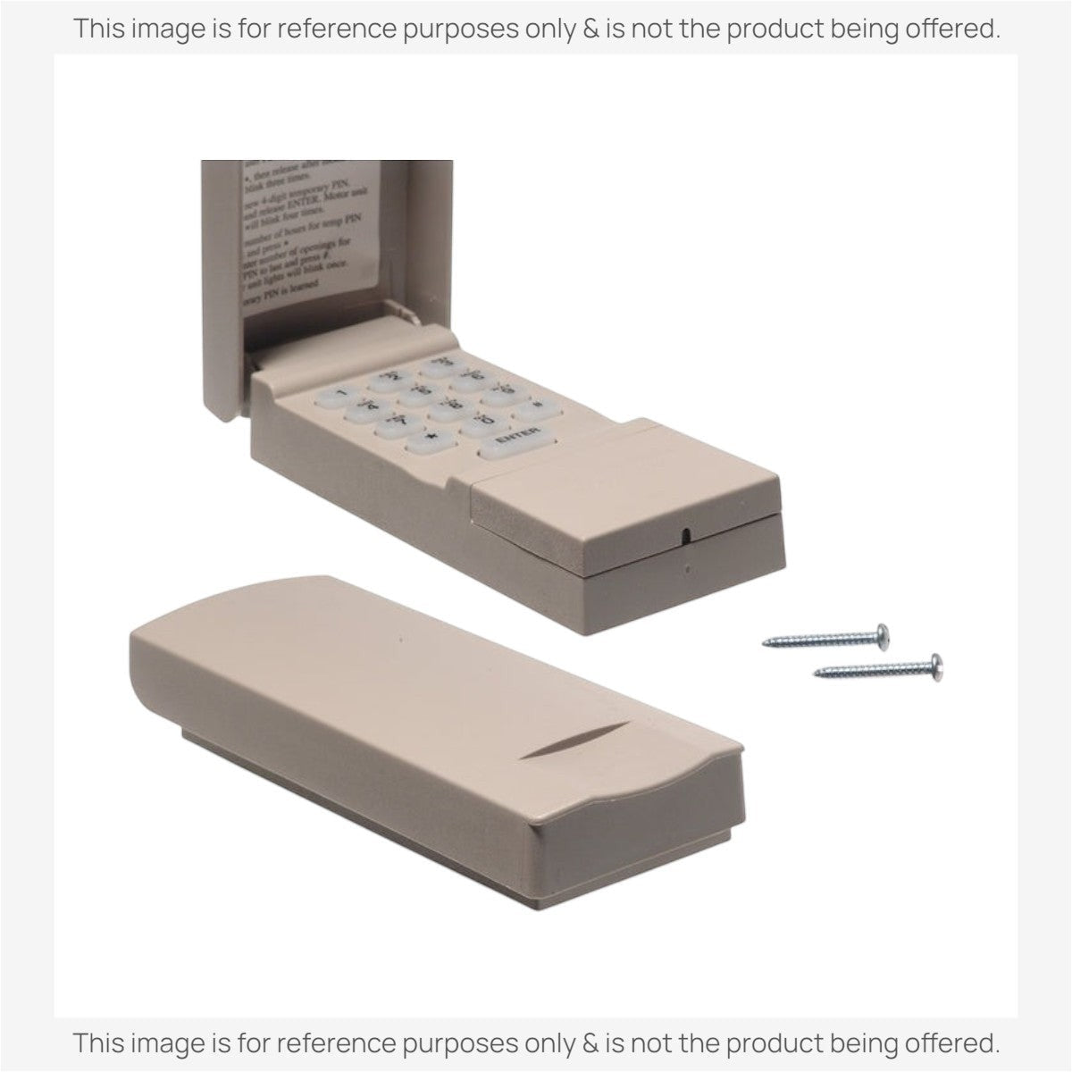 Anderic Substitute for LiftMaster 977LM wireless keypad 390mhz Garage Door Opener Remote Control [877MAX]