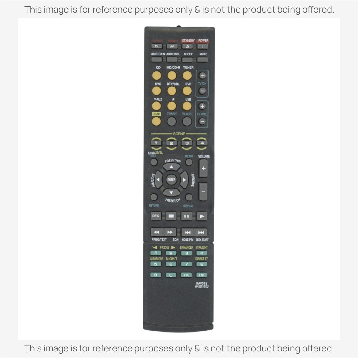 Anderic RRAV315 for Yamaha A/V Receiver Remote Remote Control [RRAV311]