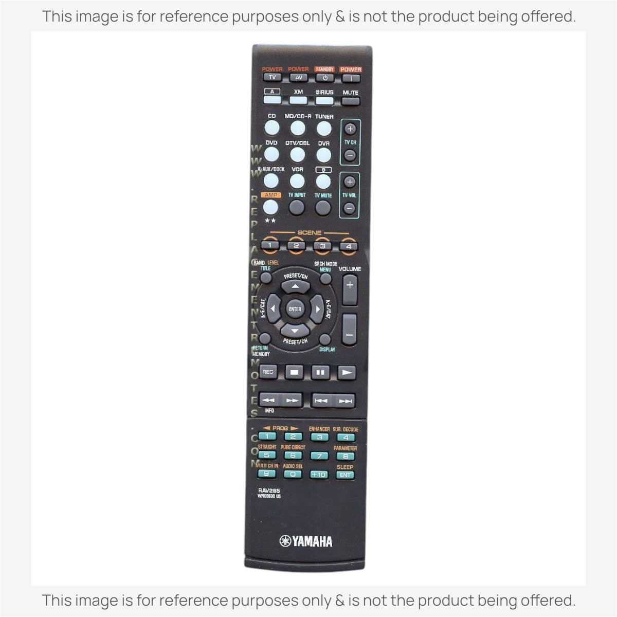 Anderic Substitute For Yamaha RAV285 A/V Receiver Remote Remote Control [RRAV311]