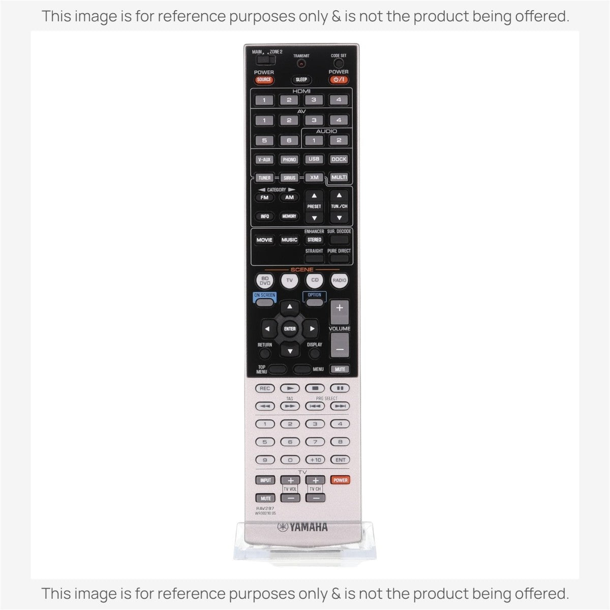 Anderic Substitute For Yamaha RAV287 Receiver Remote Control [RRAV498]