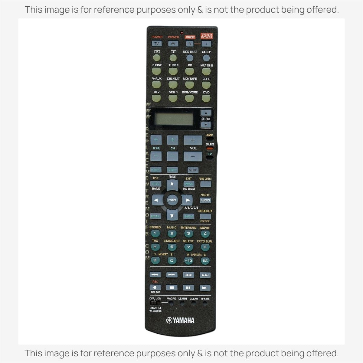 Anderic Substitute For Yamaha RAV354 A/V Receiver Remote Remote Control [RRAV311]