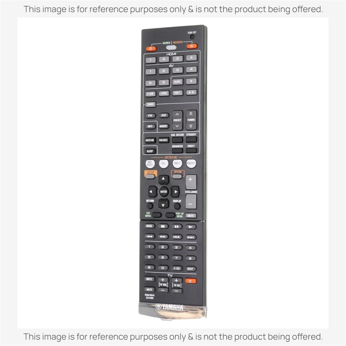 Anderic Substitute For Yamaha RAV464 Receiver Remote Control [RRAV498]