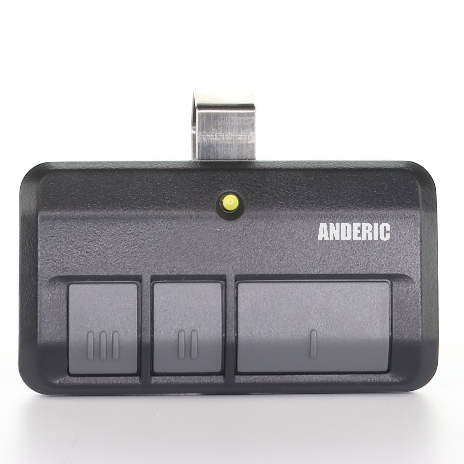 Anderic Substitute for LiftMaster 83LM 3-Button Vizor 390 MHz Garage Door Opener Remote Control [893LM]