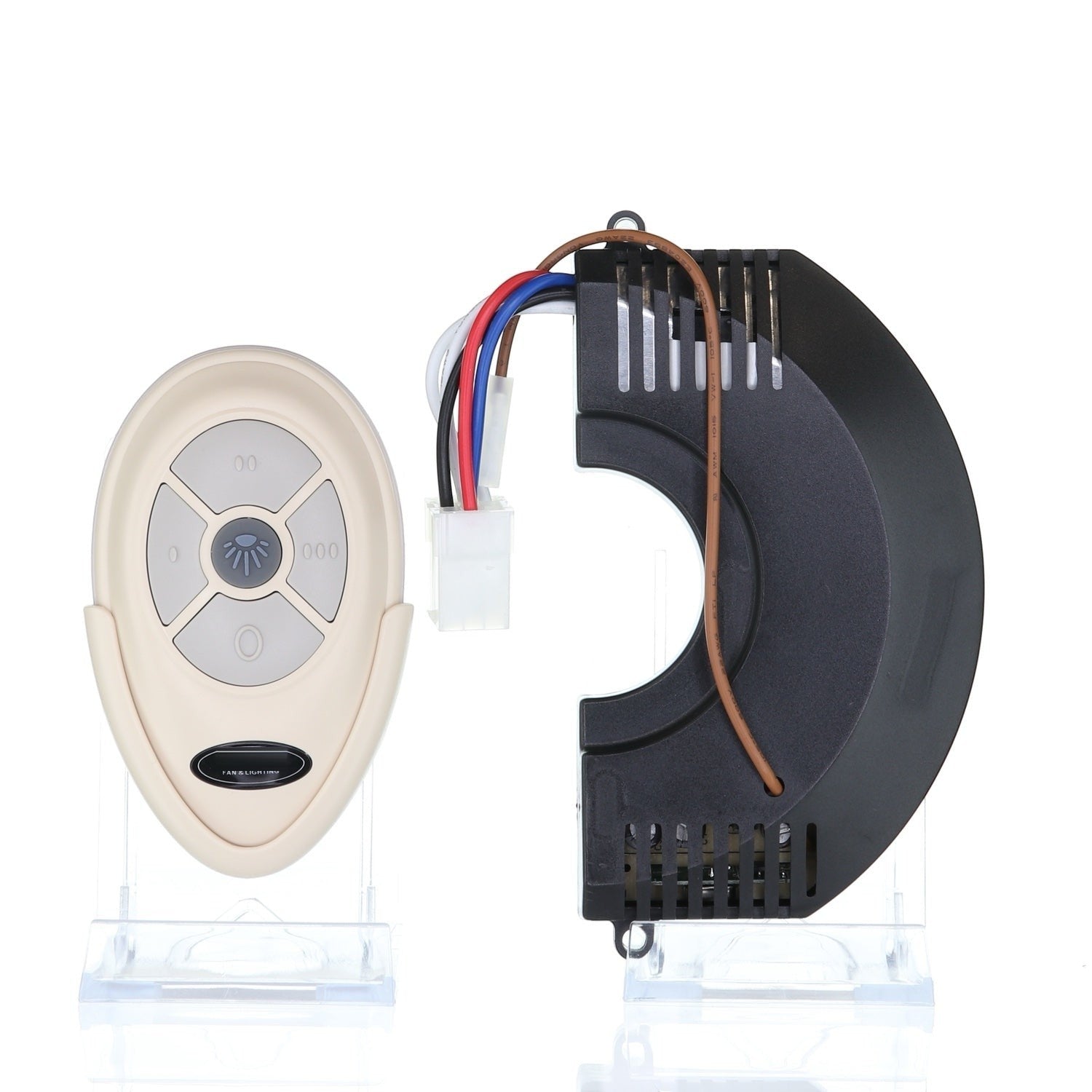 Anderic Substitute for Harbor Breeze KUJCE9603 Ceiling Fan Remote Control [FAN35T-FAN30R-KIT]