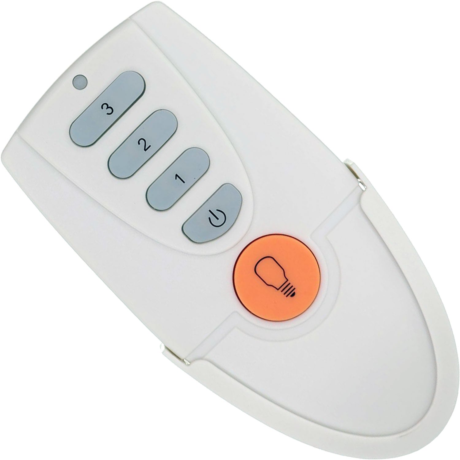 Anderic FAN51TW Replacement Ceiling Fan Remote Control for Hampton Bay and others - FAN-51T - White