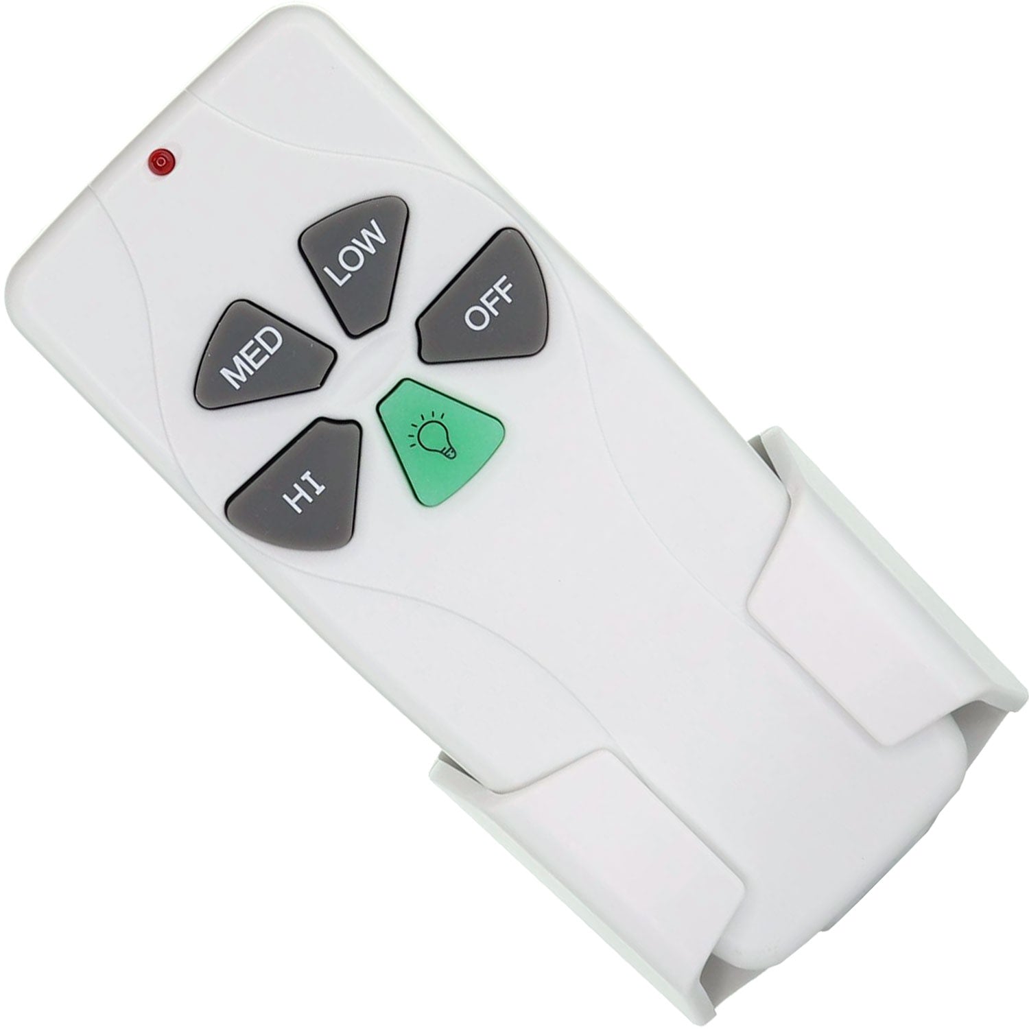 Anderic FAN53TW Replacement Ceiling Fan Remote Control for Harbor Breeze CHQ7030T, FAN53T, FAN-11T, 2AAZPFAN53T, CHQ8BT7030T - White [FAN53TW]