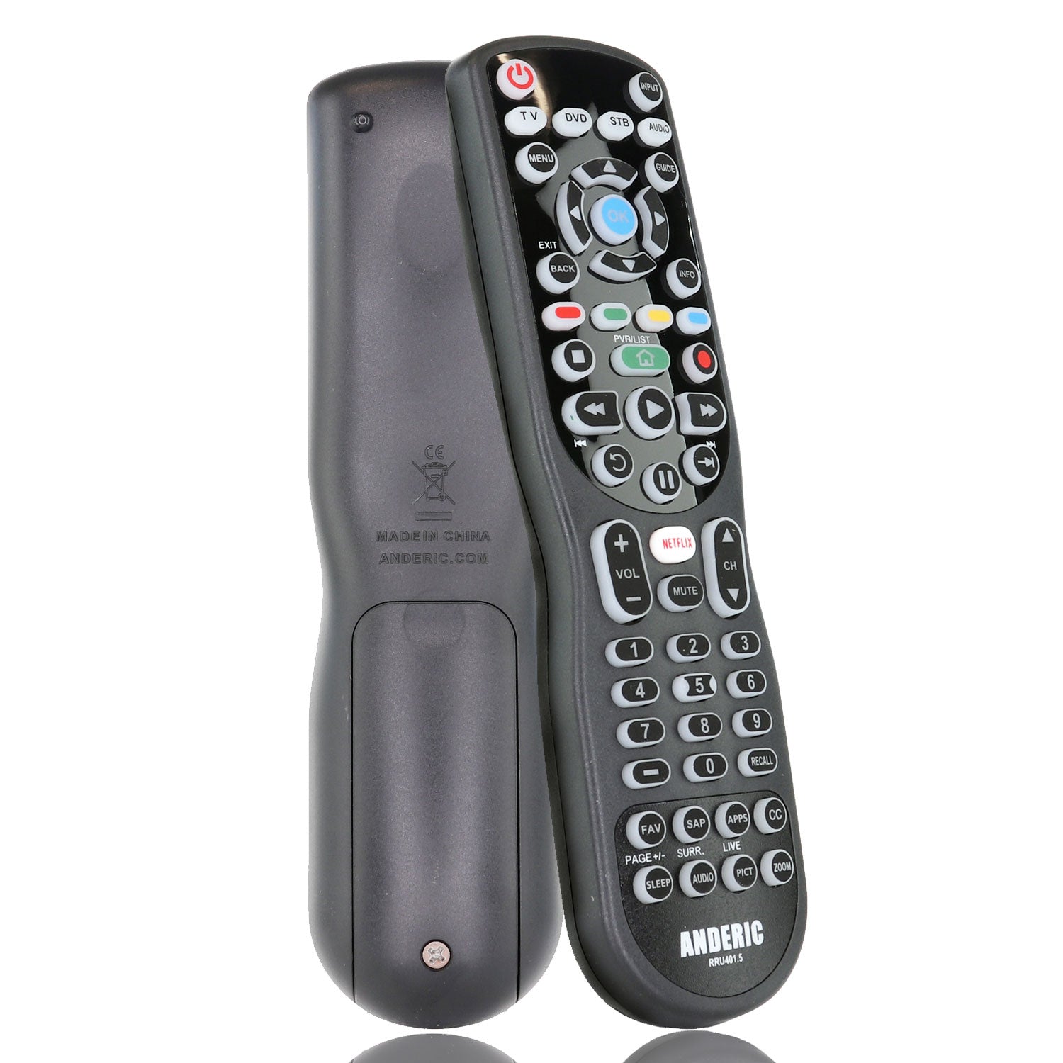 Anderic Substitute For One For All URC1910 for Samsung 1-Device Universal Remote Control [RR580A]